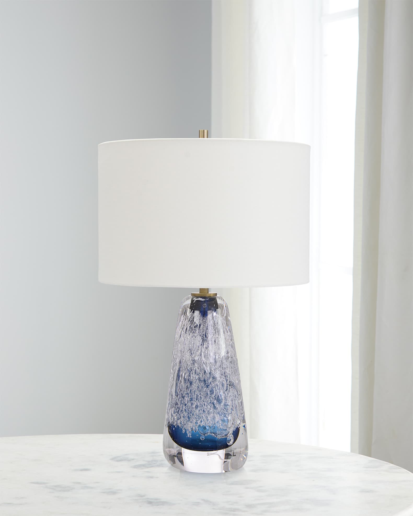 Blue gray table lamp online