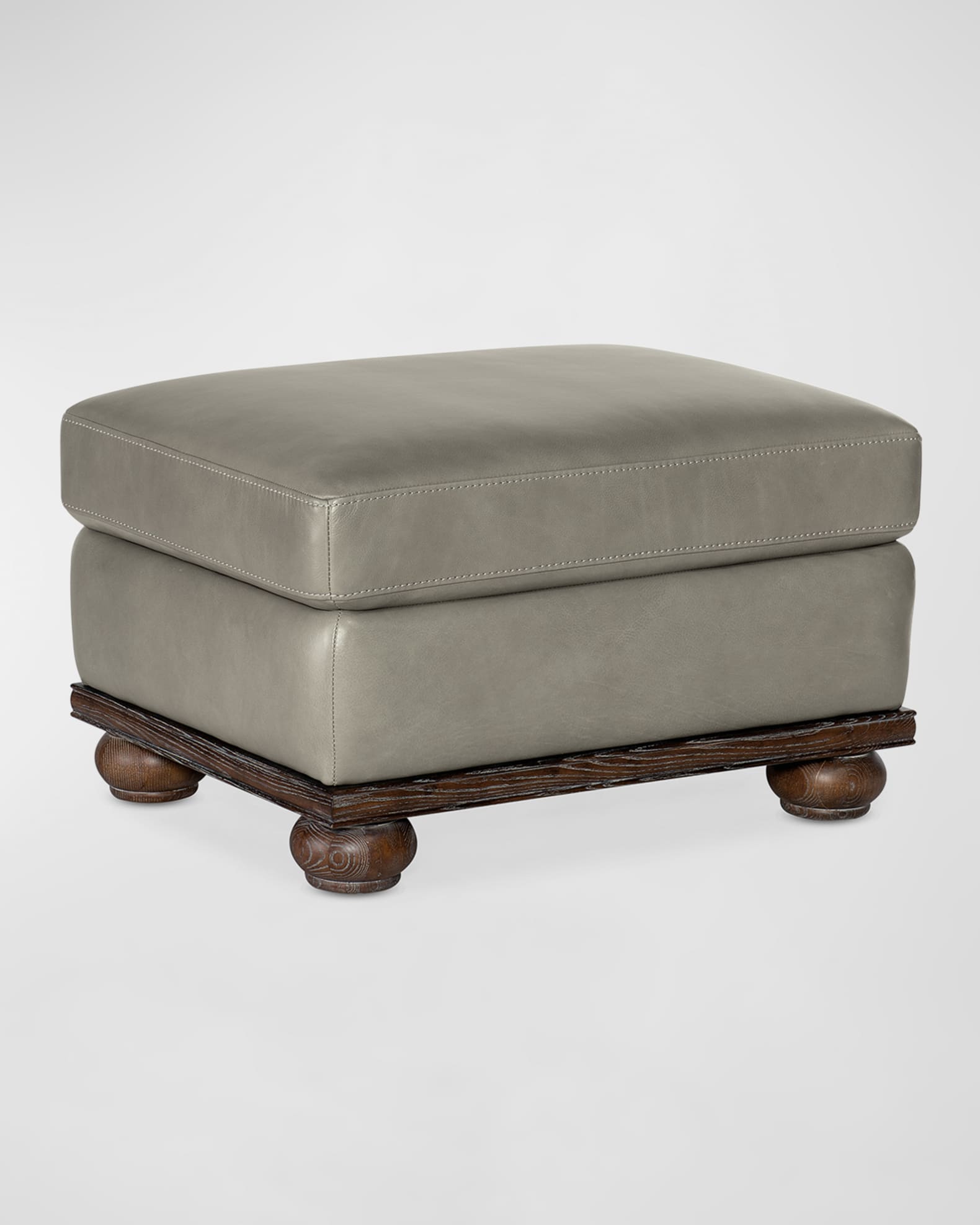 Hooker leather ottoman sale