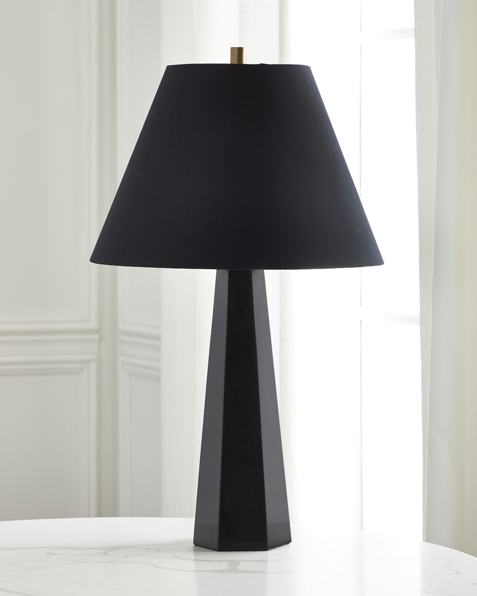 Marble discount table light