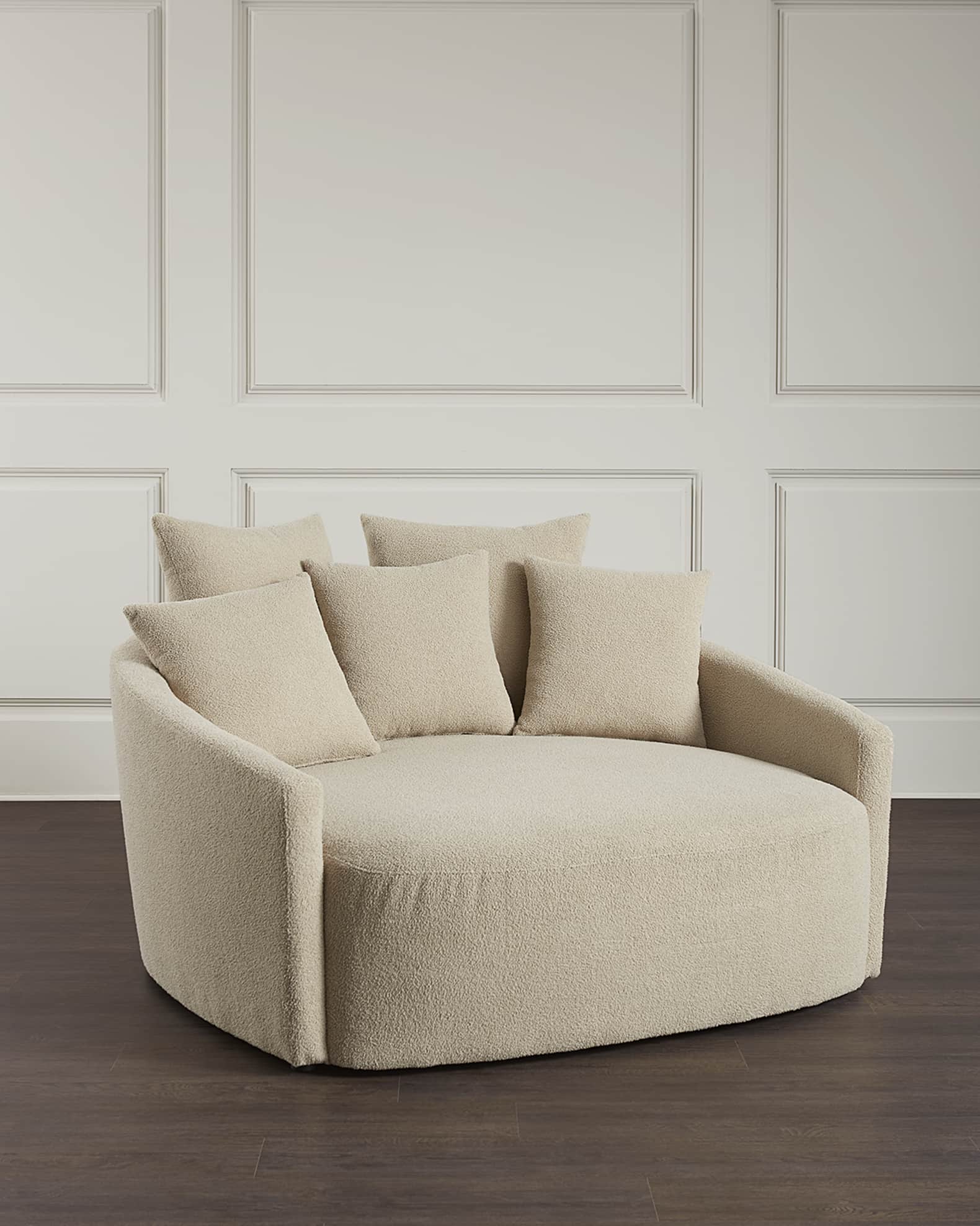 Four hands shop chloe media lounger