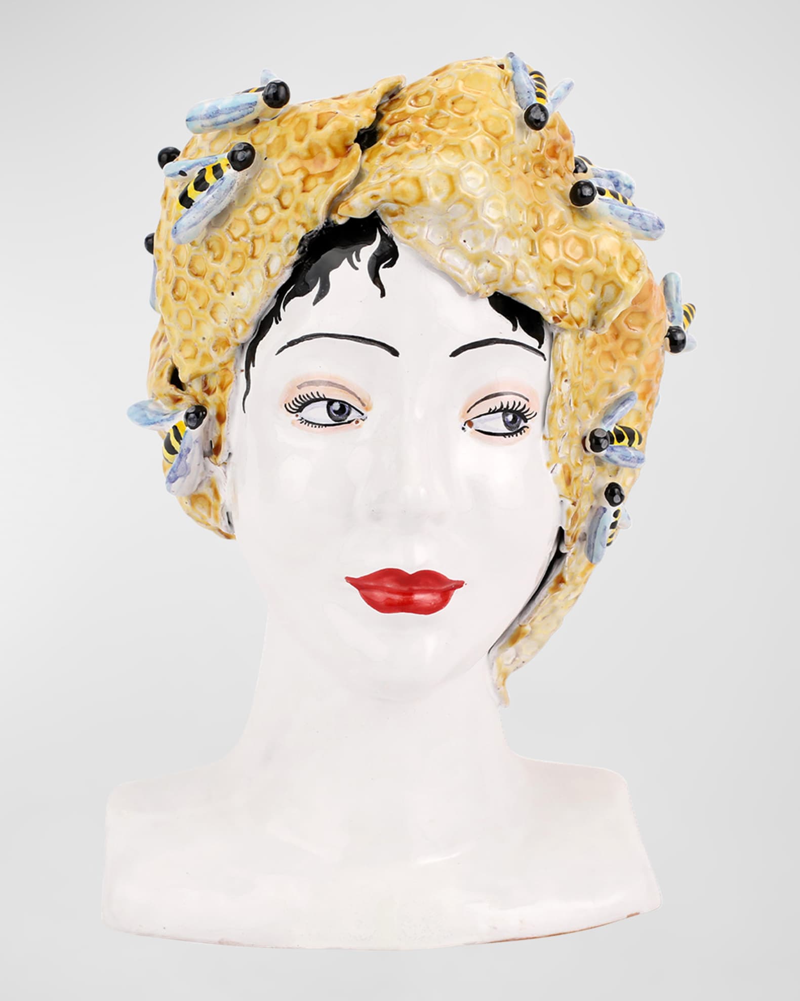 Vietri Sicilian Heads Sculpture Horchow