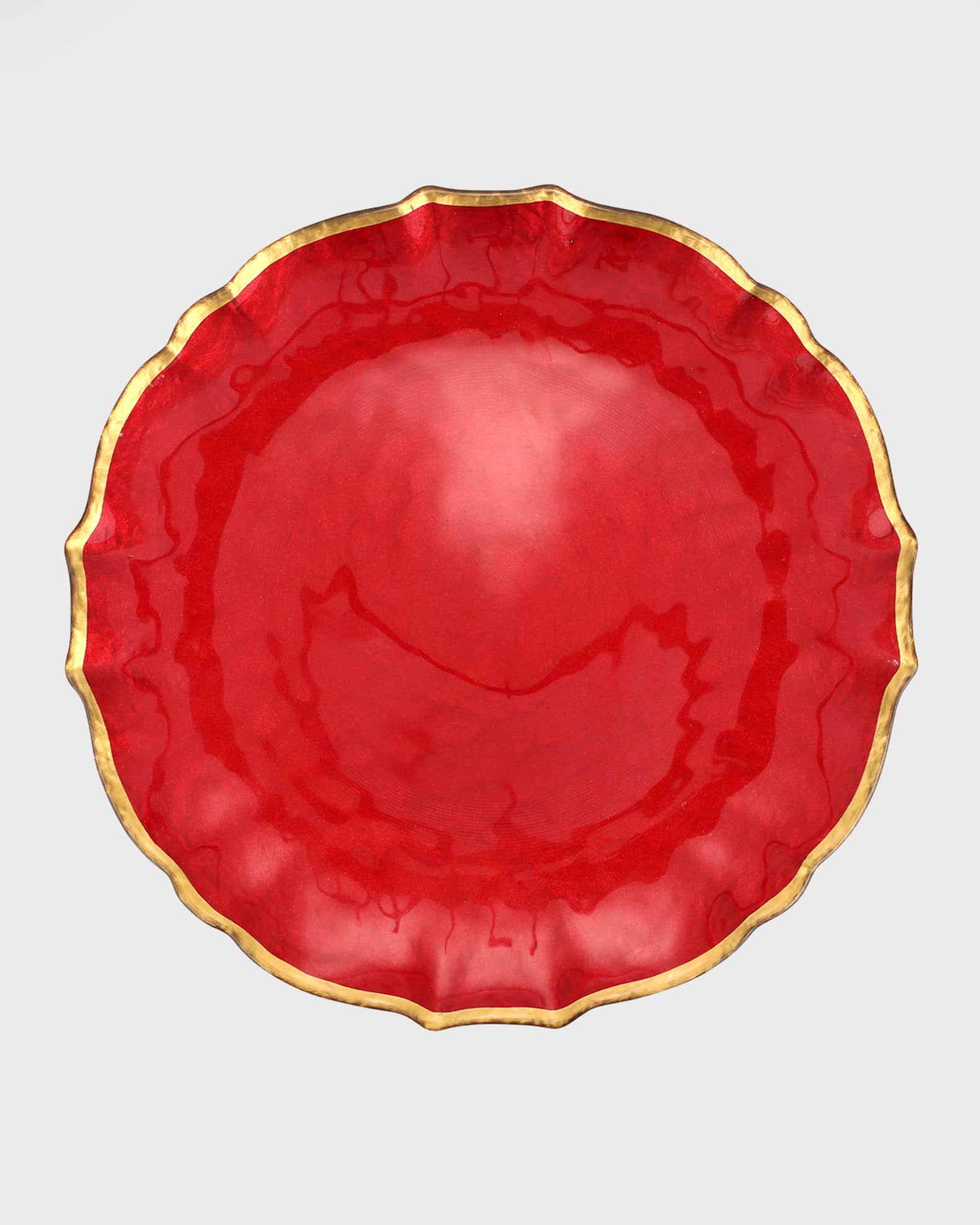 Vietri Baroque Glass Dinner Plate 