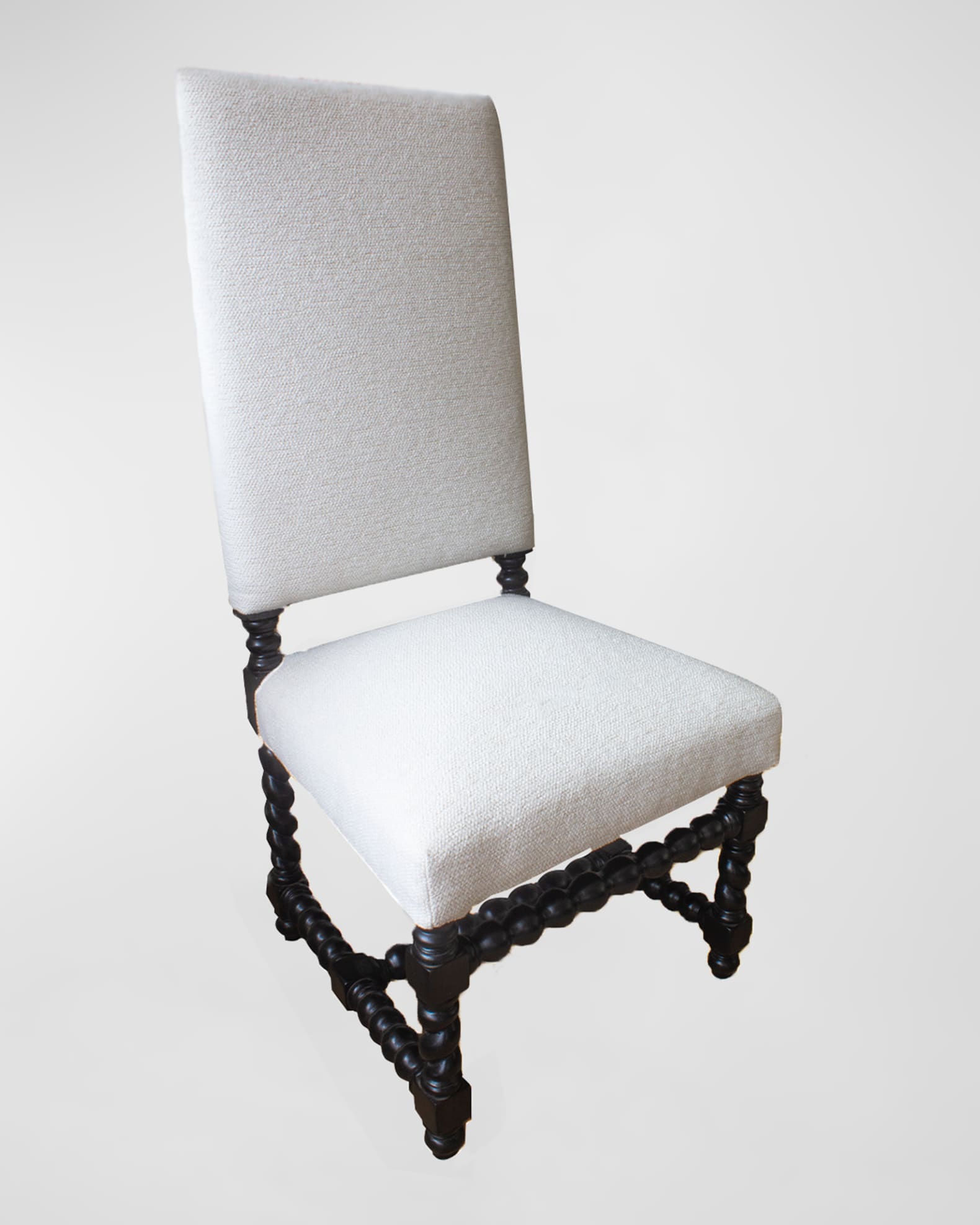 Straight back upholstered chair clearance