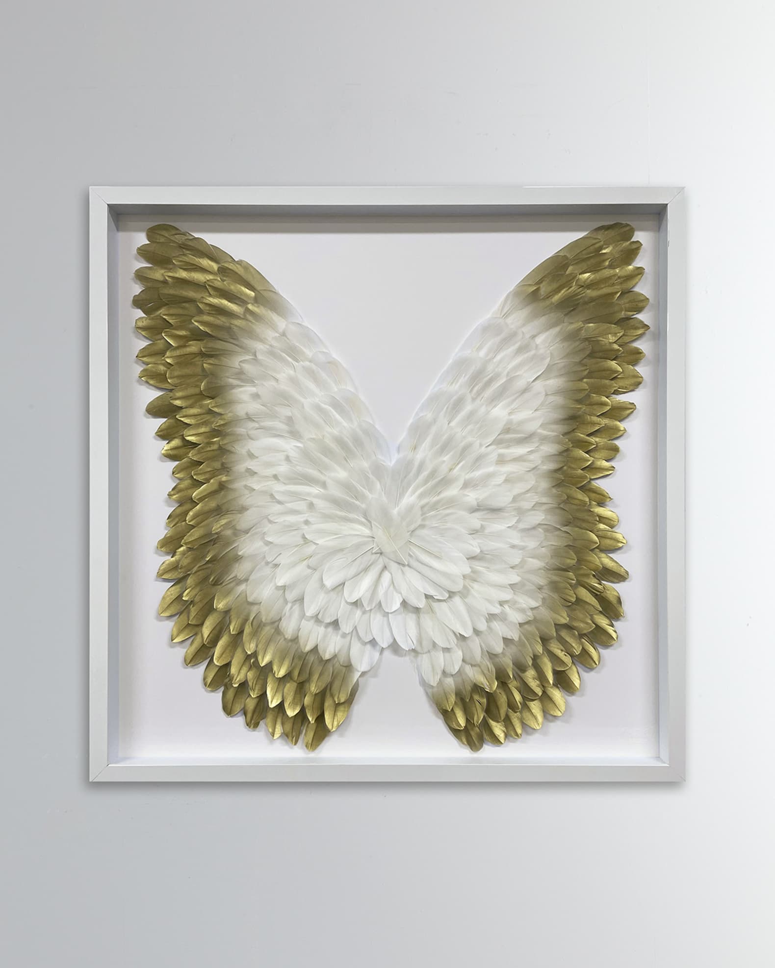 The Oliver Gal Artist Co. Gold Ombre Feather Wings | Horchow