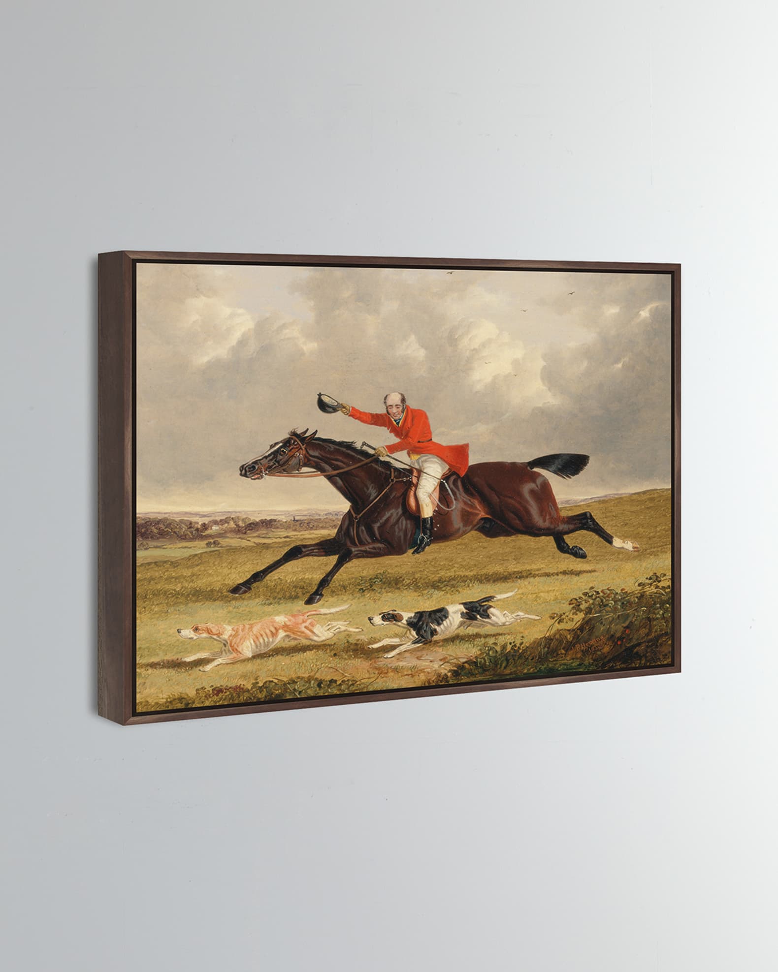 The Oliver Gal Artist Co. Horse and Hounds Giclée | Horchow