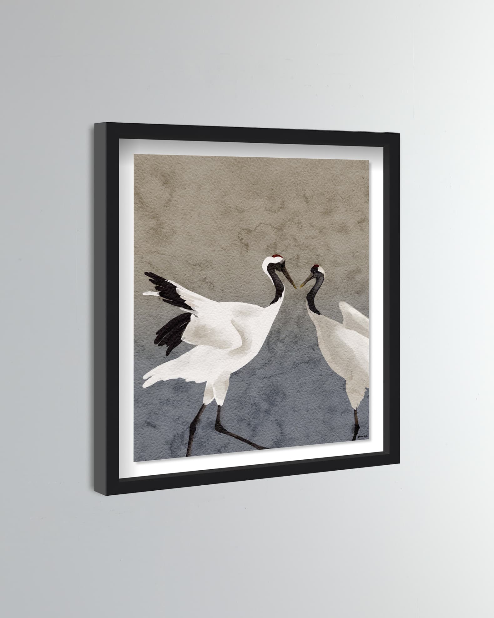Estampe Giclée I Feel For You, Oliver Gal, Noir Et Or, Feuille D'or, 46.5x34.5 Pouces