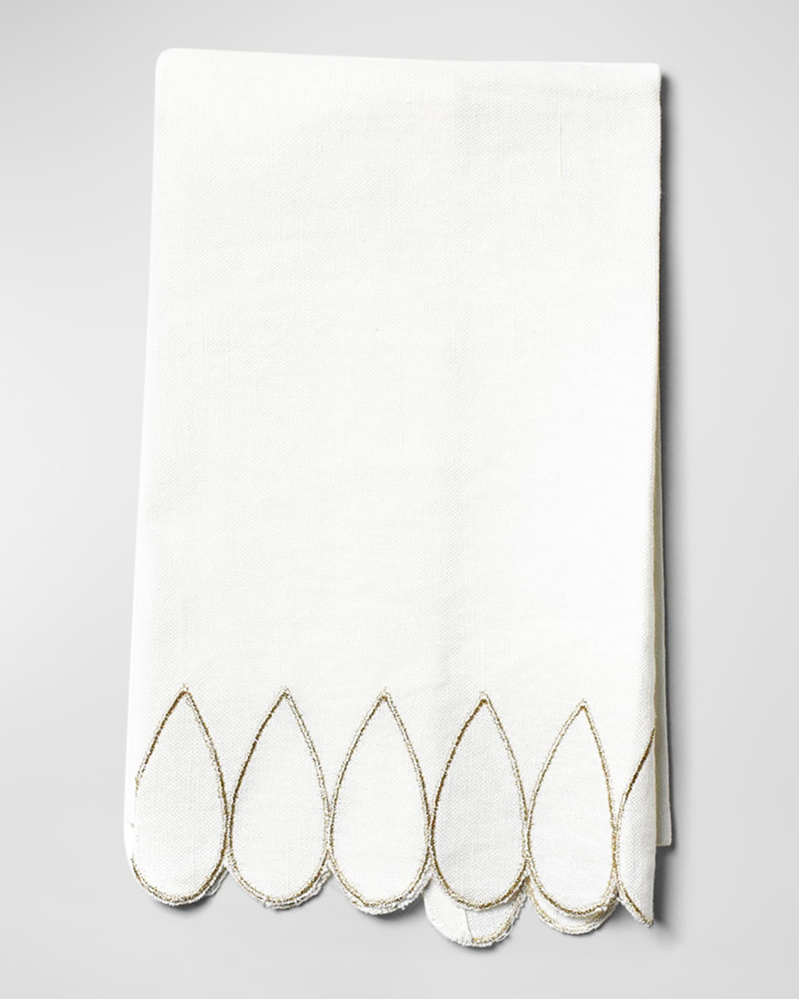 Black towel with gold trim 2025