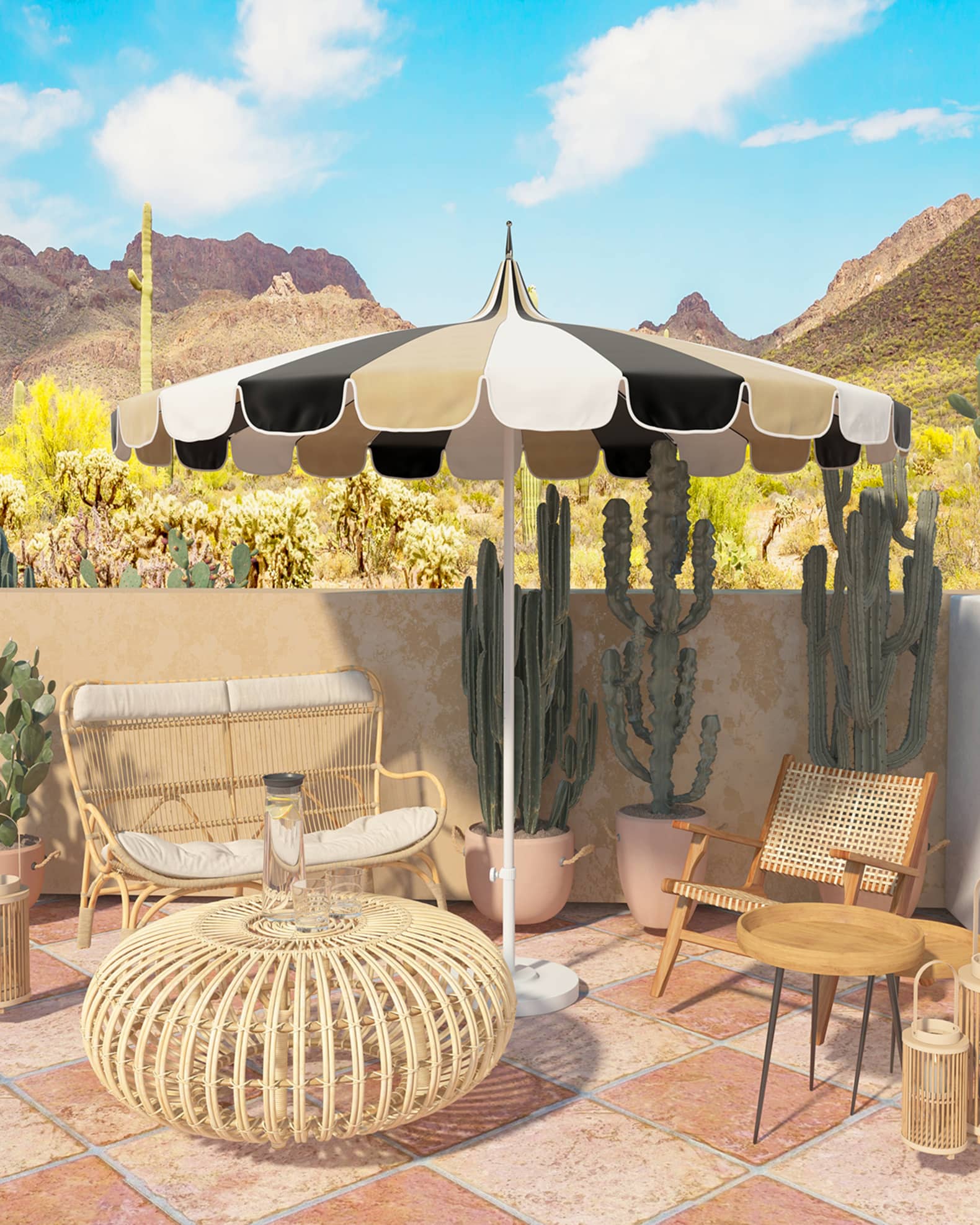 Pagoda umbrella deals outdoor