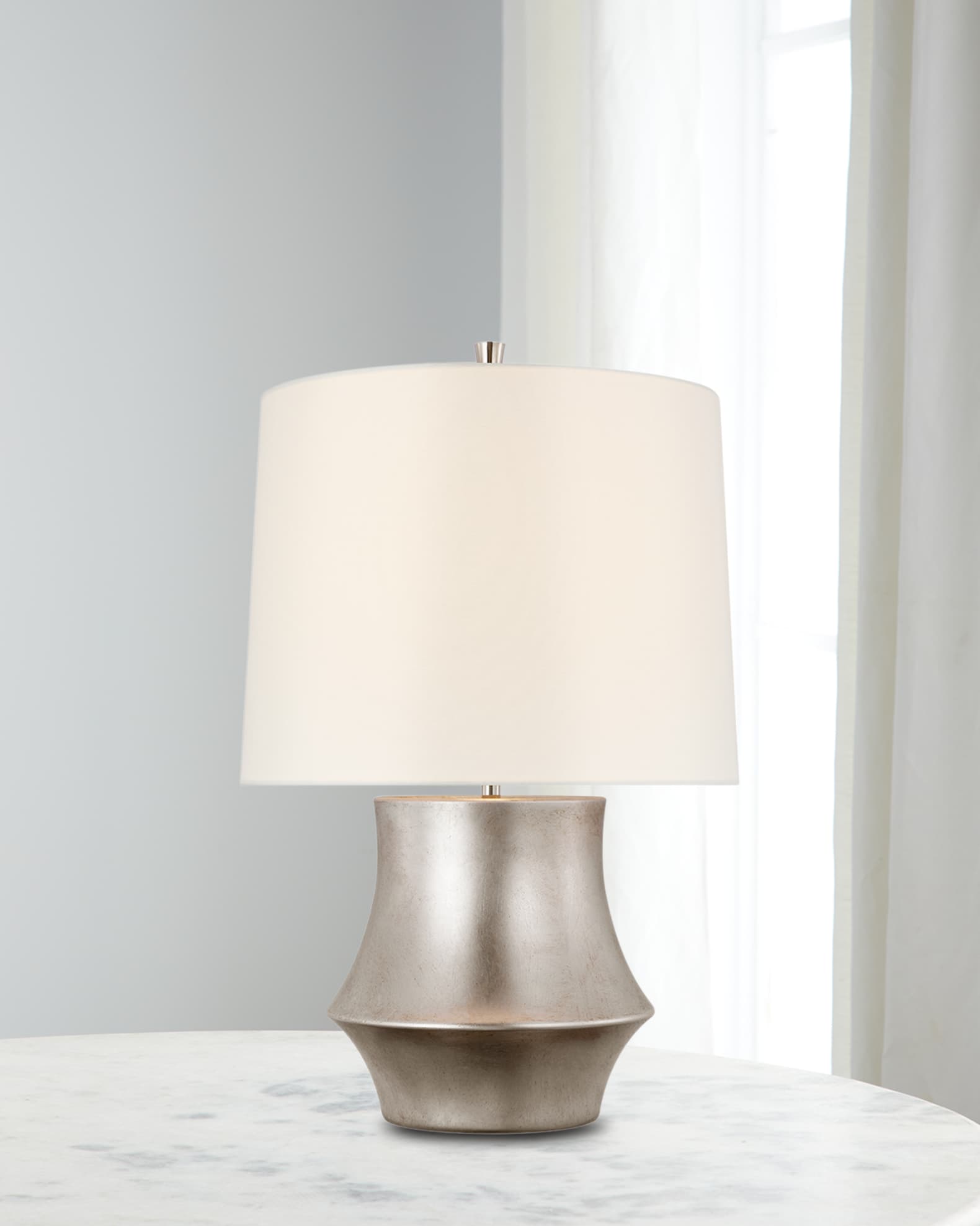 Silver leaf table hot sale lamp
