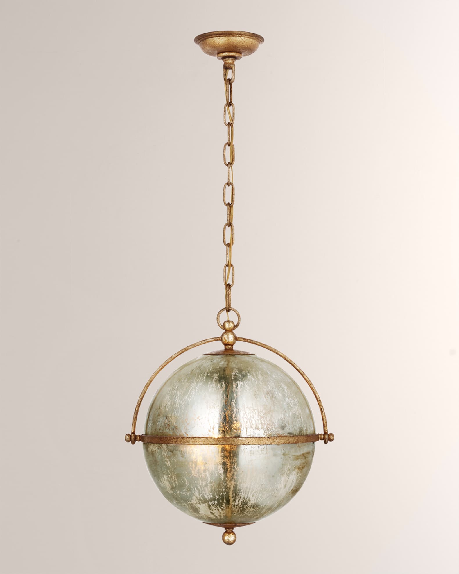 Visual Comfort Medium 18th Century Chandelier - Antique Burnished Brass