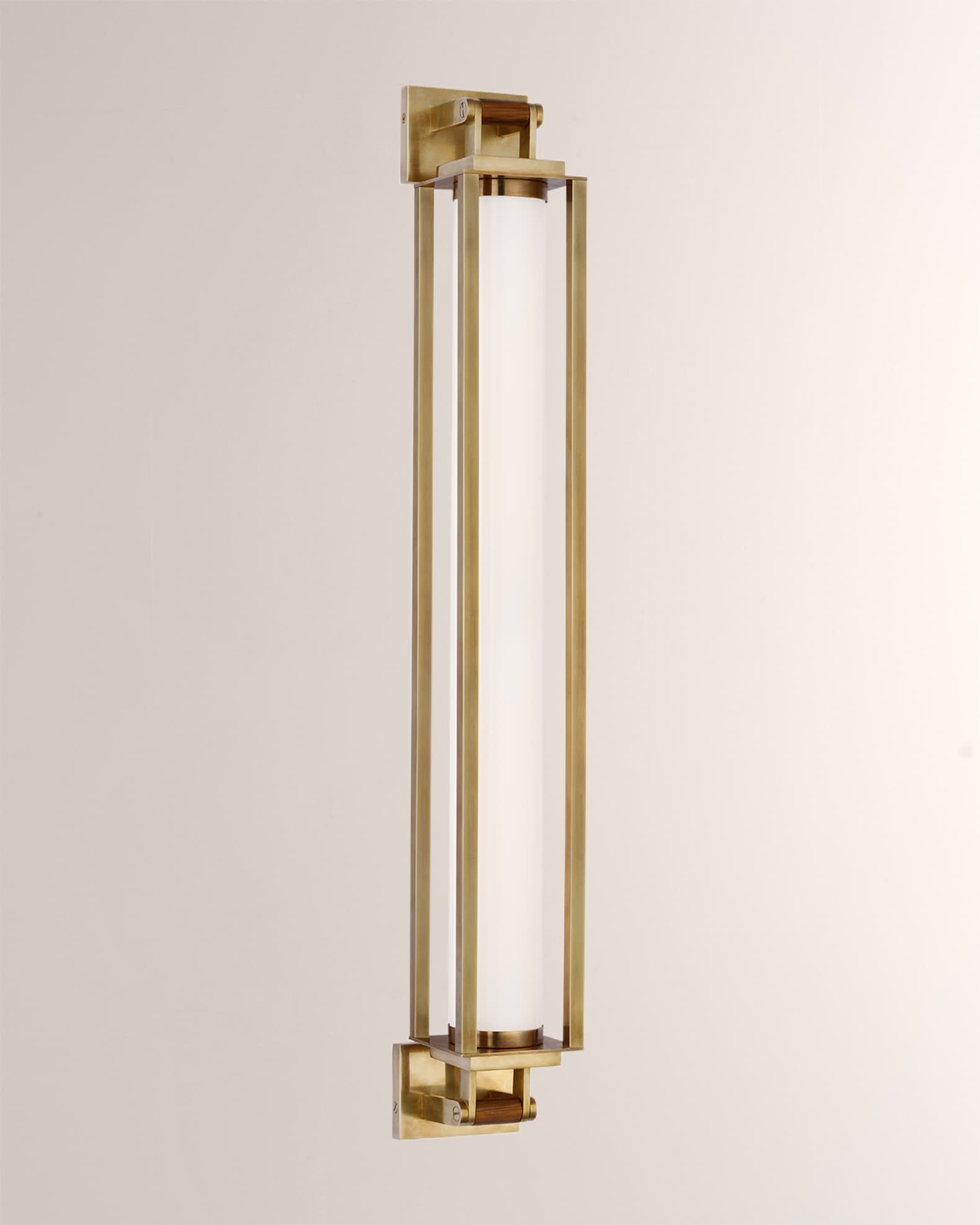 Visual Comfort Modern 700WSPNT5NB-LED930 Ponte Modern Natural Brass LED  Lighting Sconce