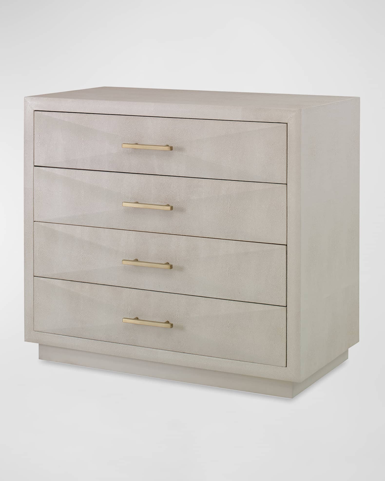 Ambella Faux Shagreen 4-Drawer Chest