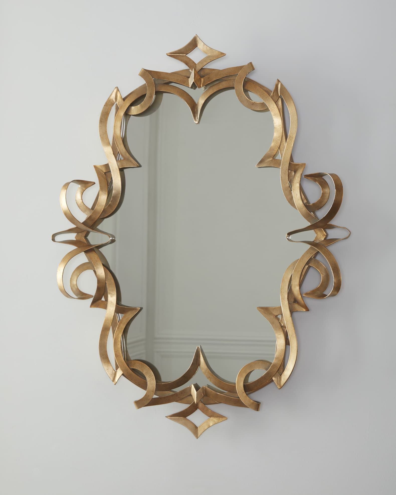 Brass deals wall mirror