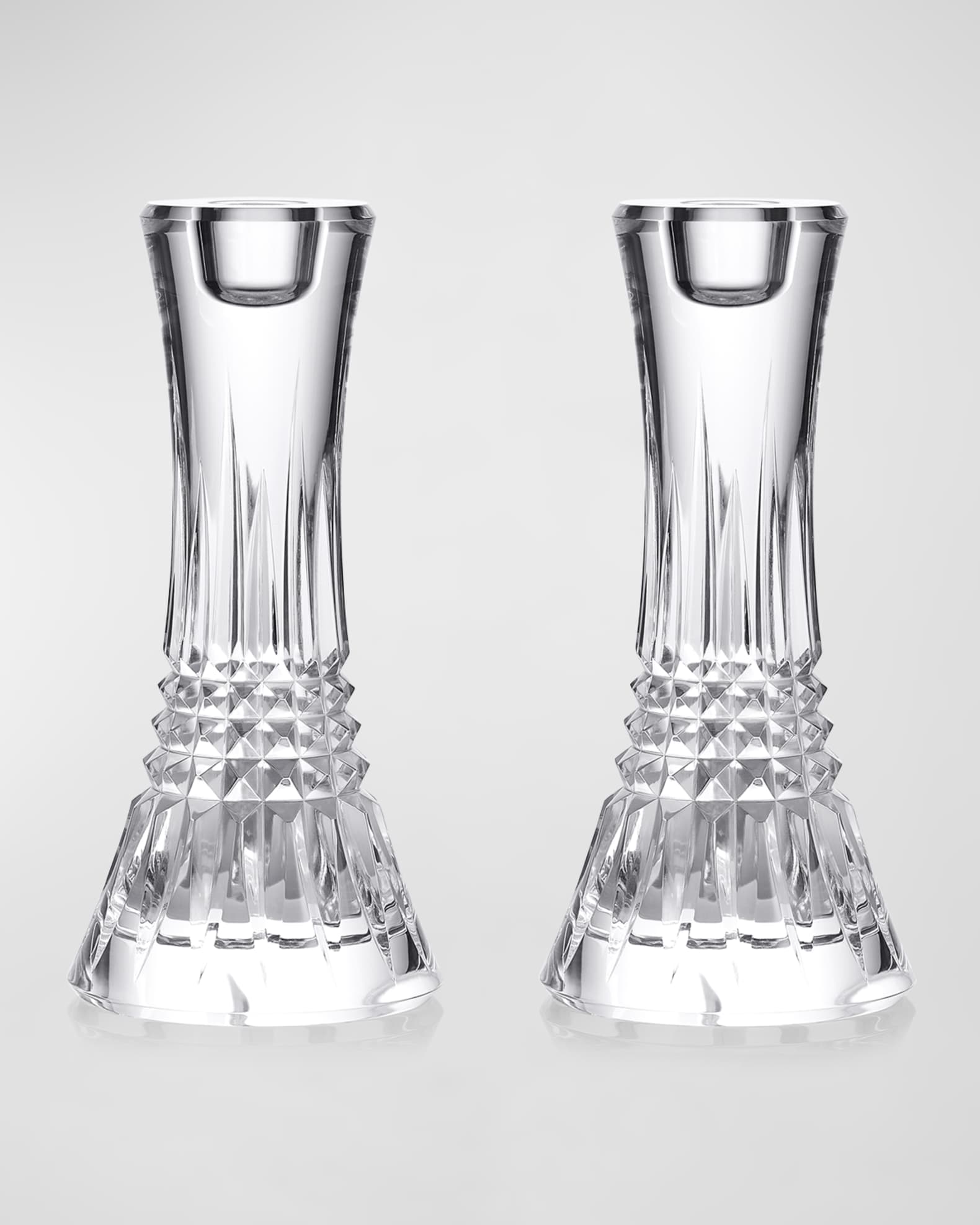Waterford Crystal Lismore Diamond Candlesticks, Set of 2 Horchow