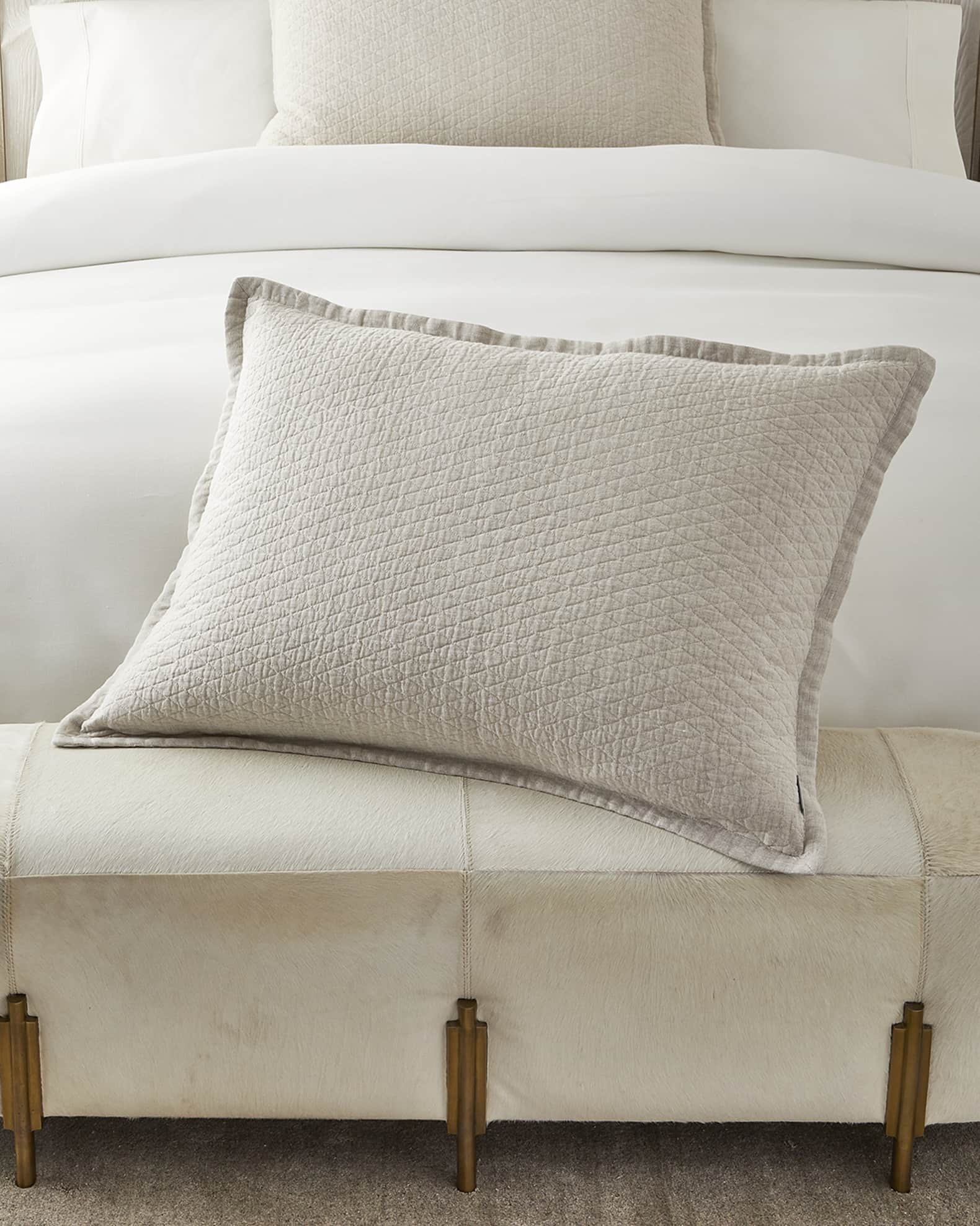 Cream euro pillows outlet