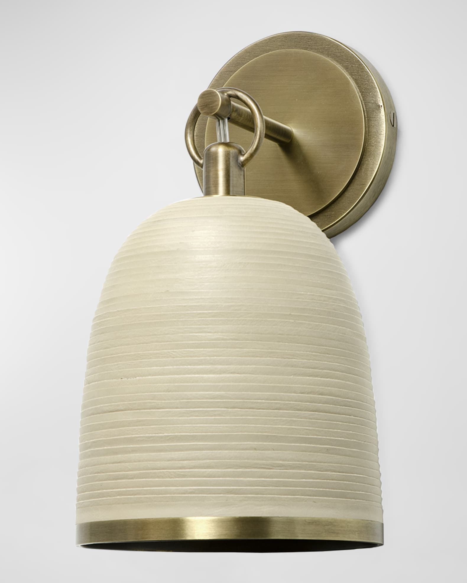 Leather on sale wall sconce