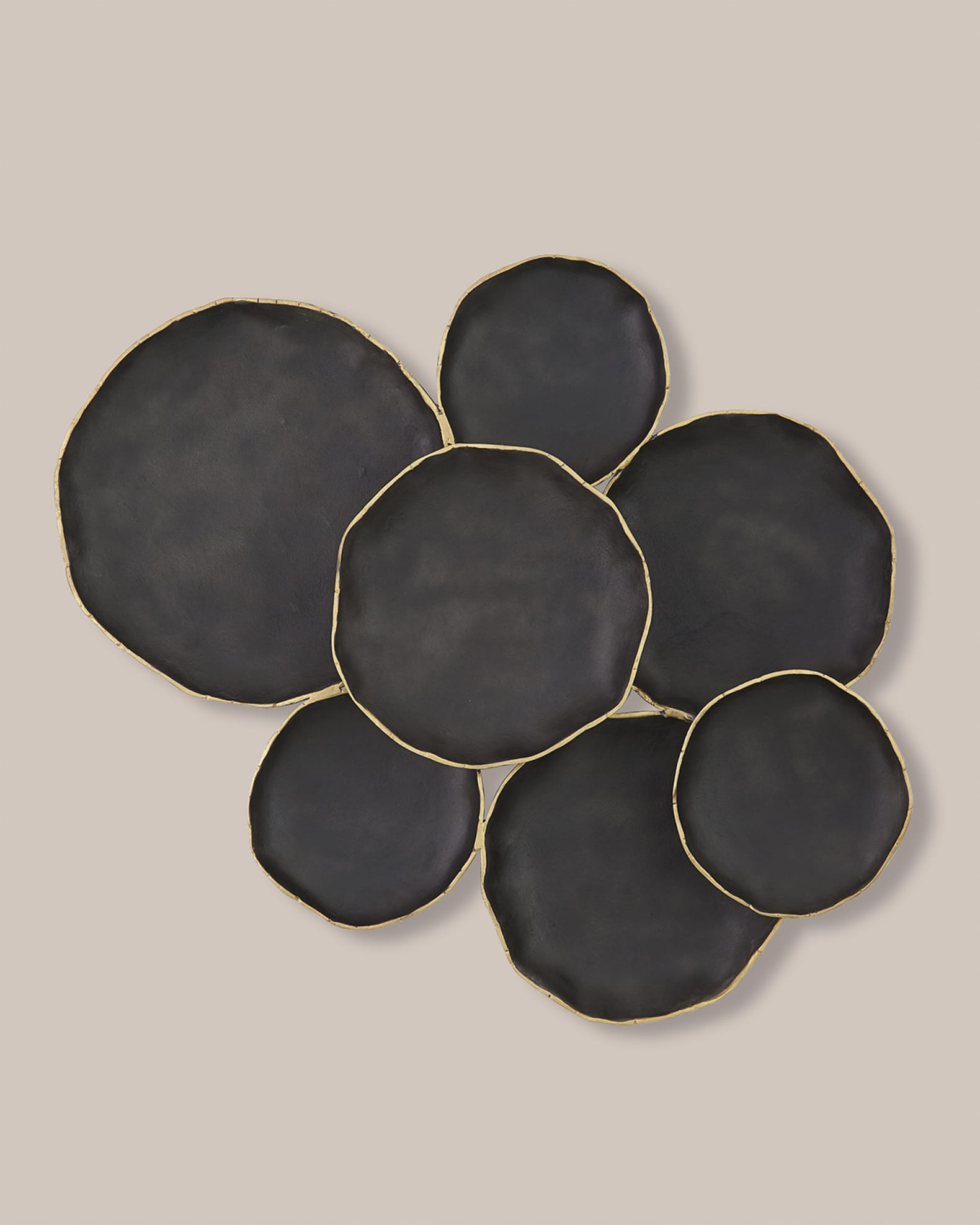 Global Views Tipped Edge 7Cluster Wall Decor Horchow