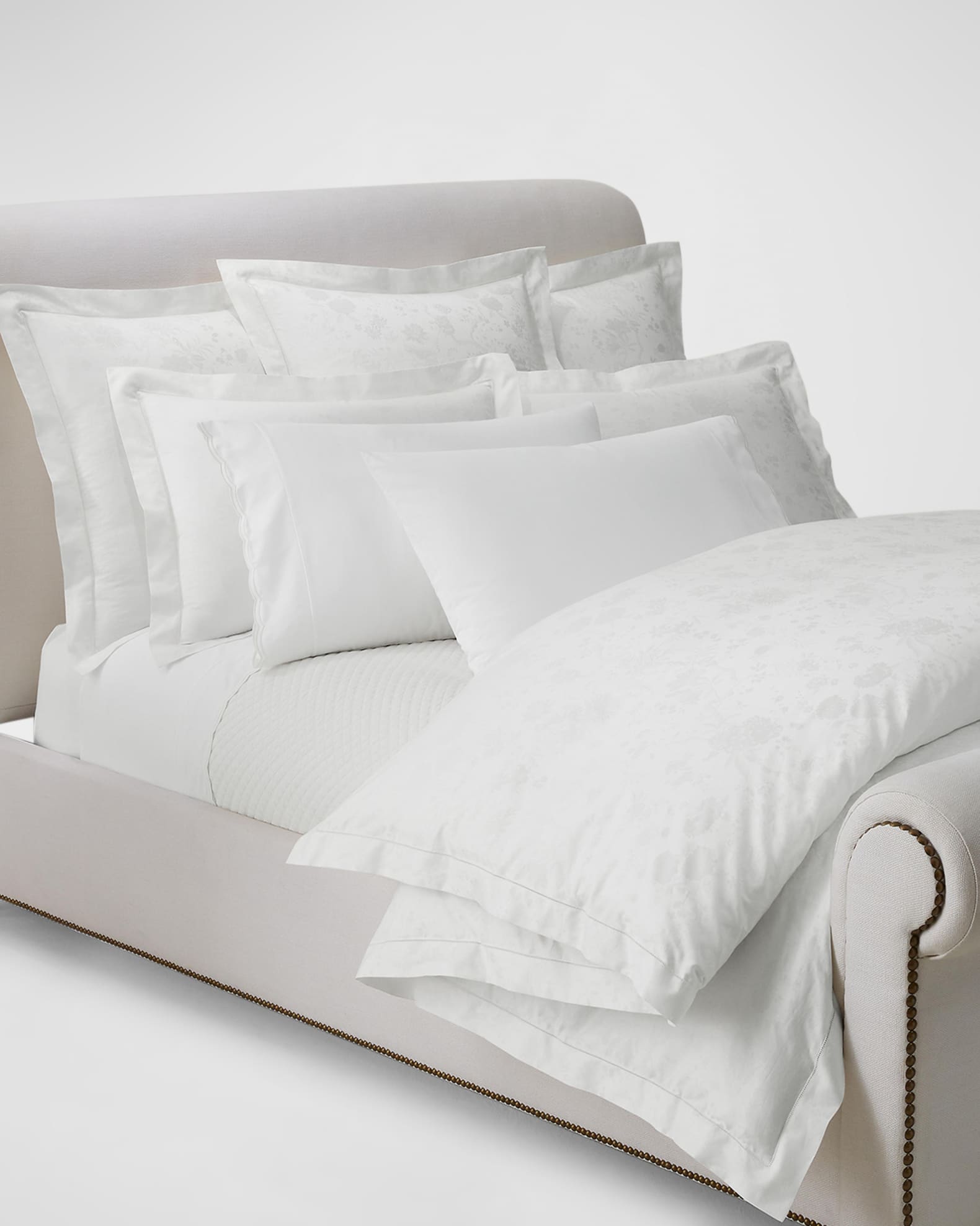 Ralph Lauren Home Bethany Jacquard Organic Cotton Queen Fitted