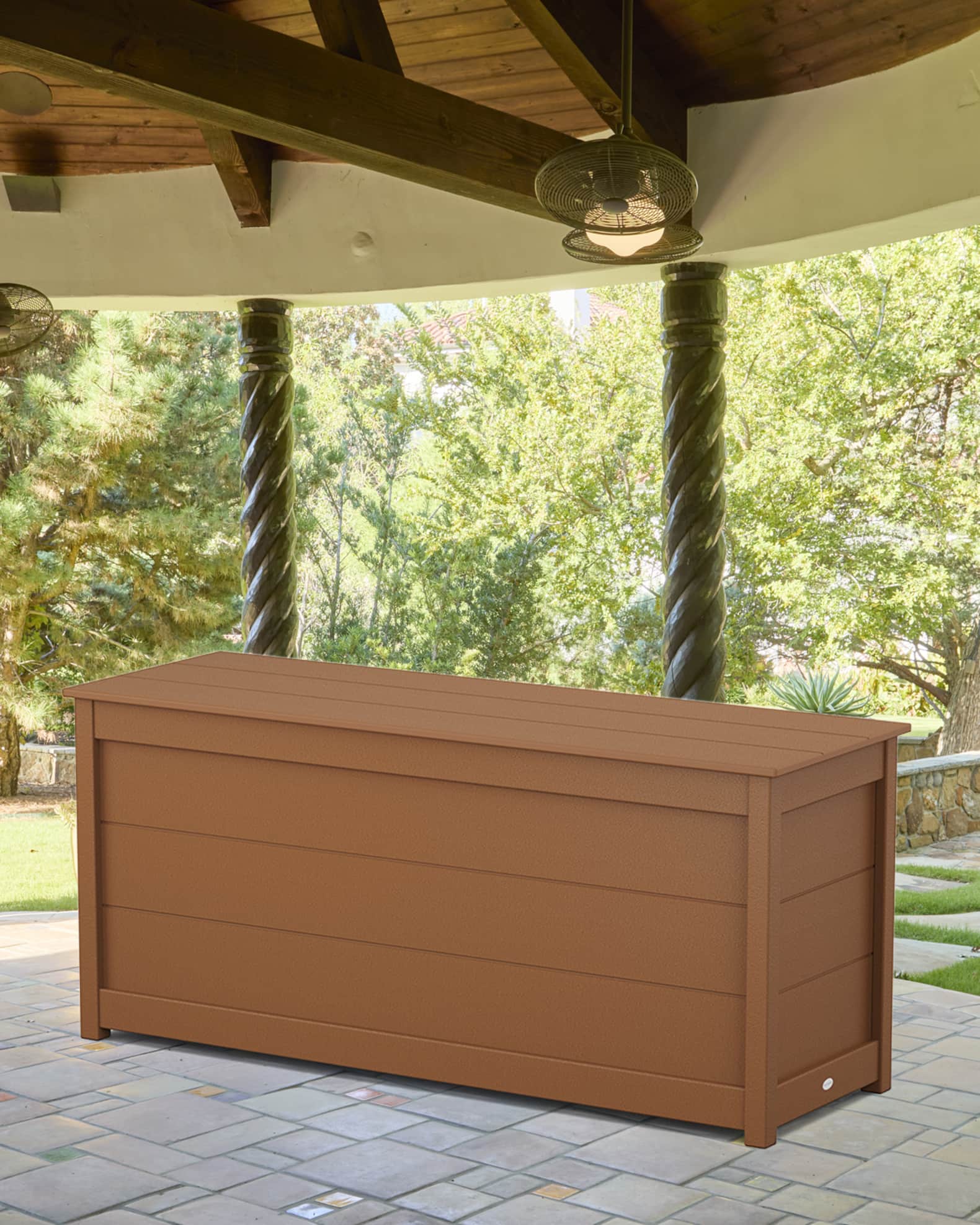 Polywood storage bench outlet