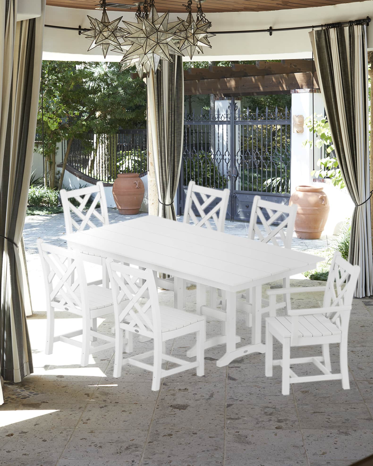 Chippendale 7 top piece dining set