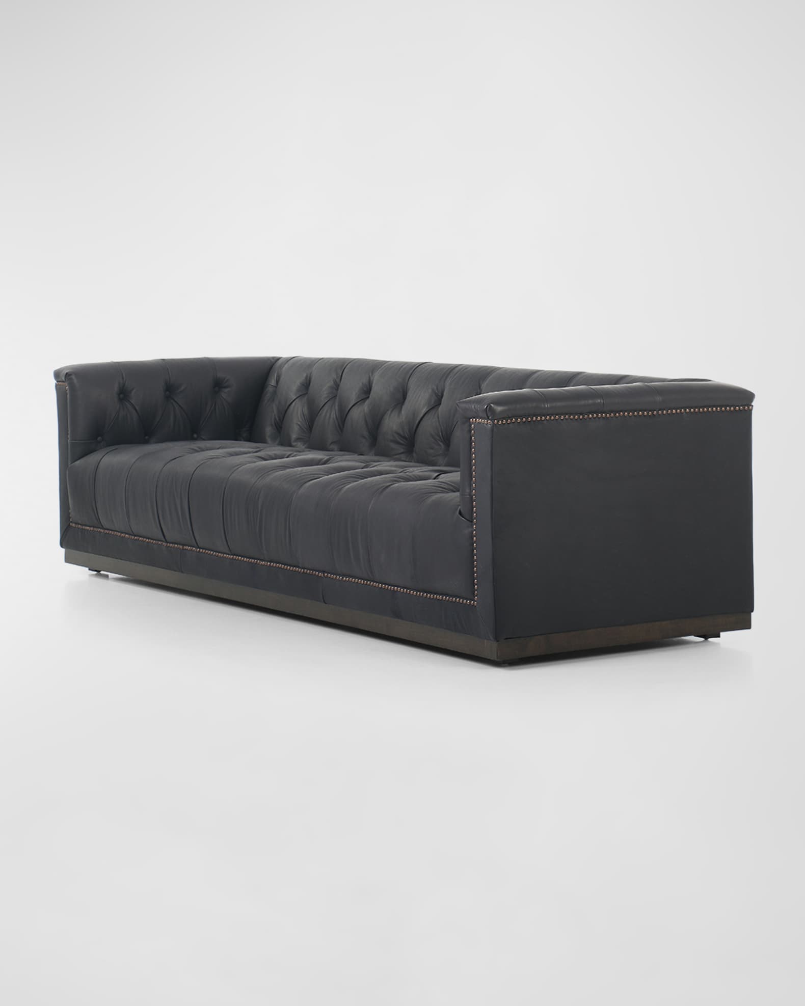 Four Hands Maxx Leather Sofa - 95" | Horchow