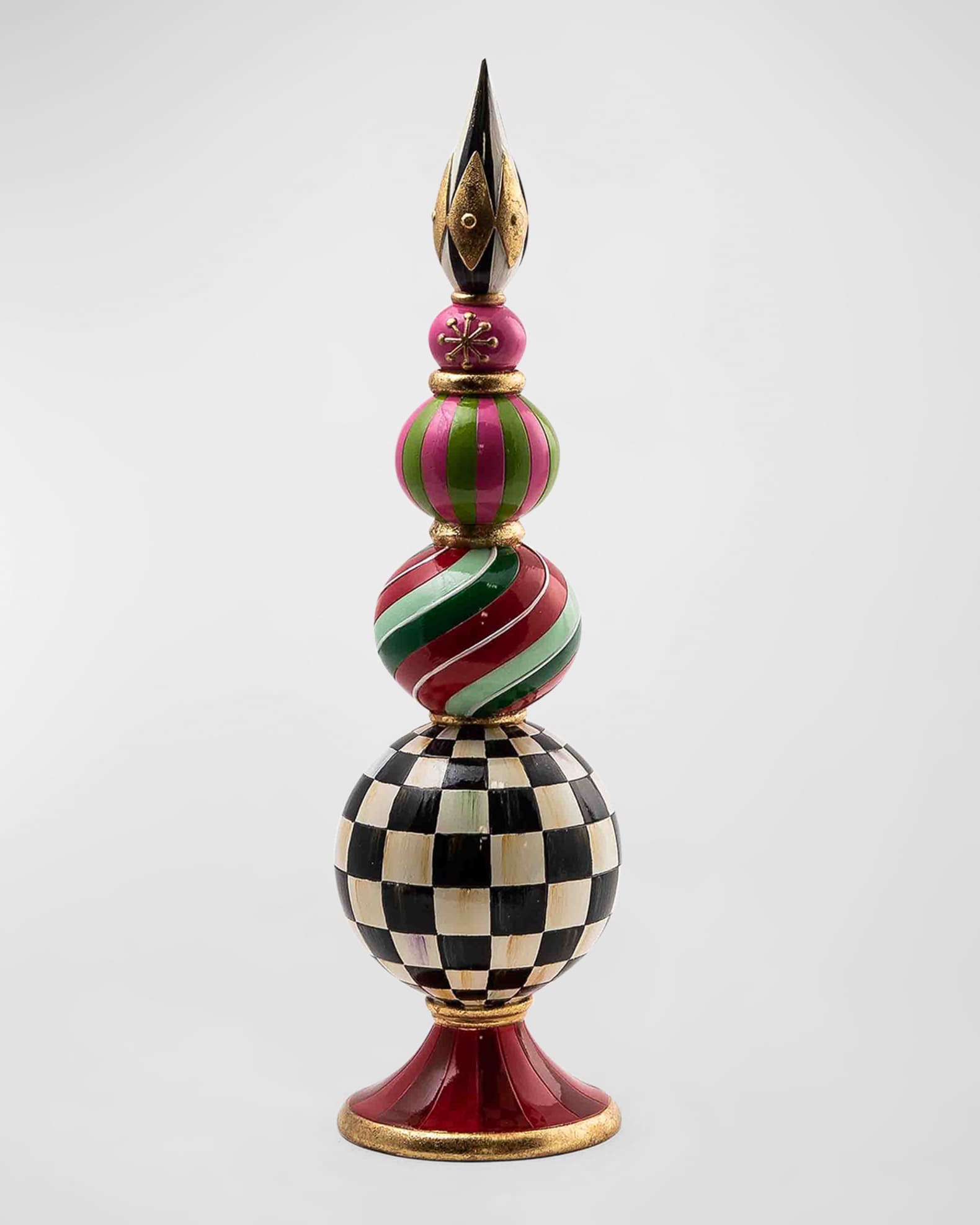 MacKenzieChilds Granny Kitsch Finial Candle Holder, Medium Horchow