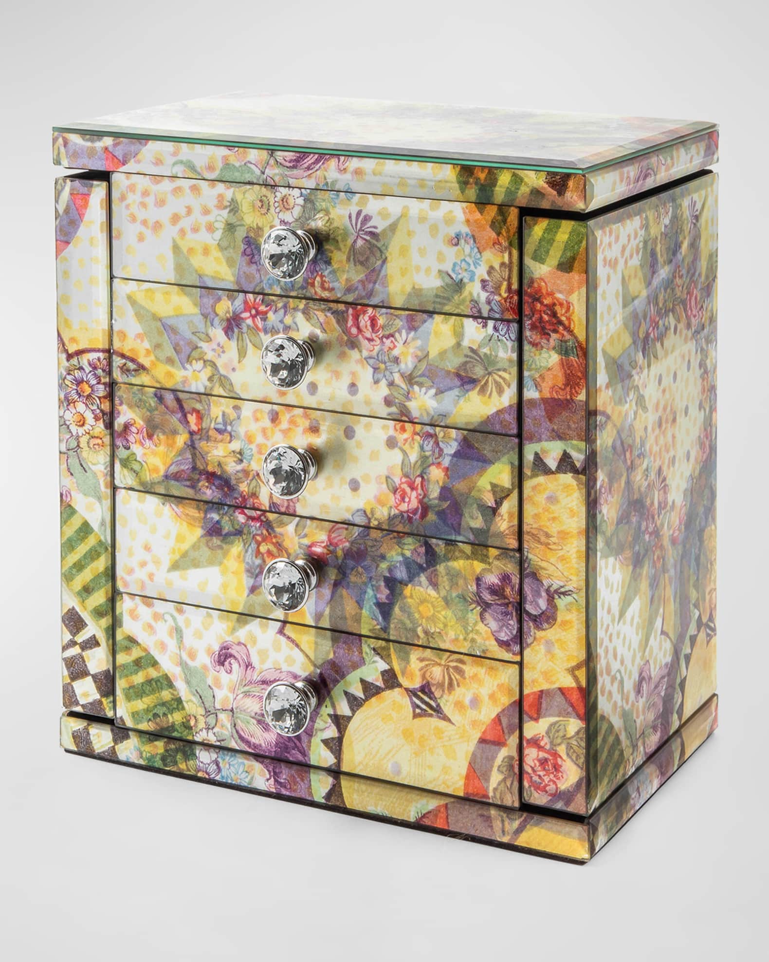 MacKenzieChilds Collage Jewelry Armoire Horchow