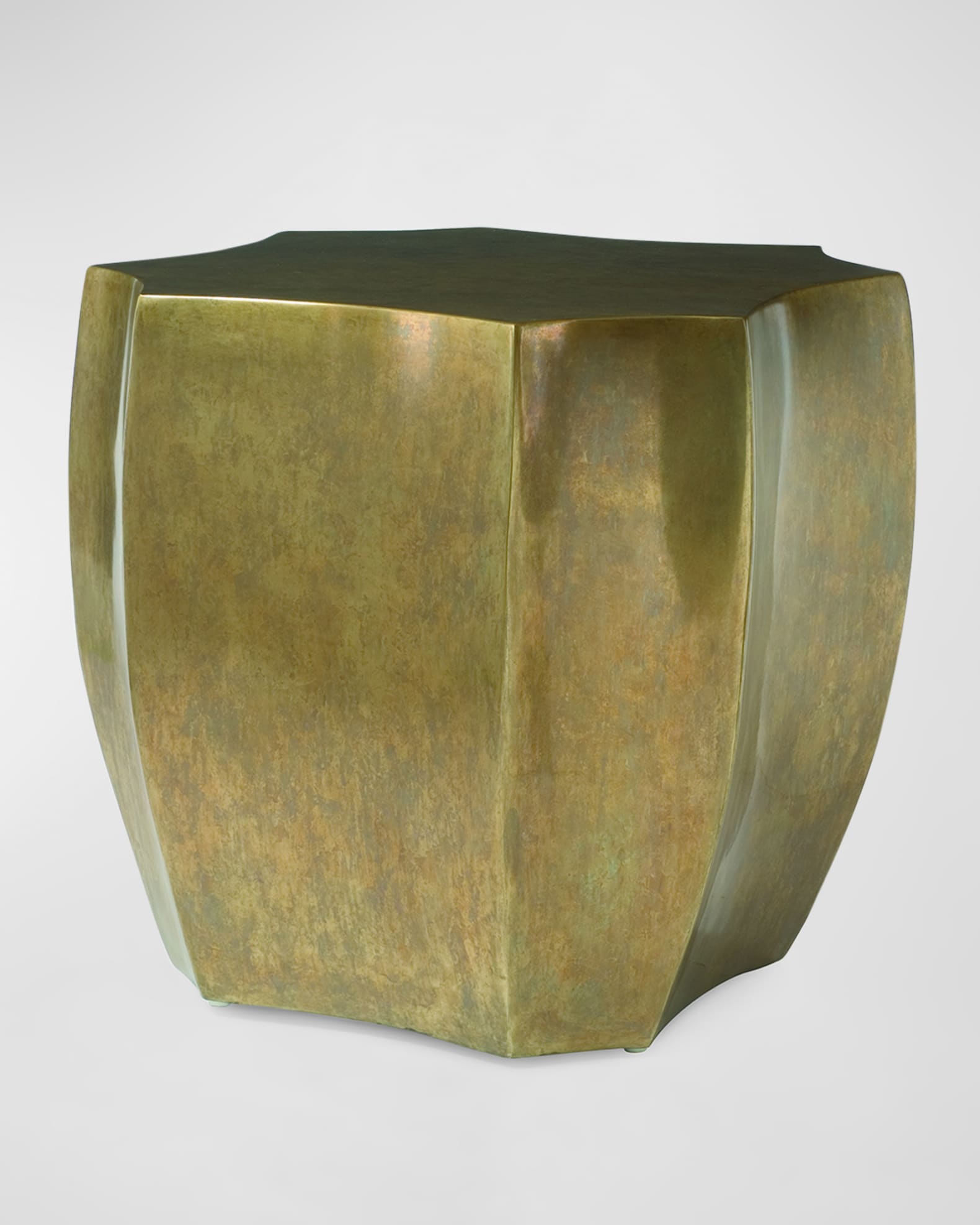 Modern brass end best sale table