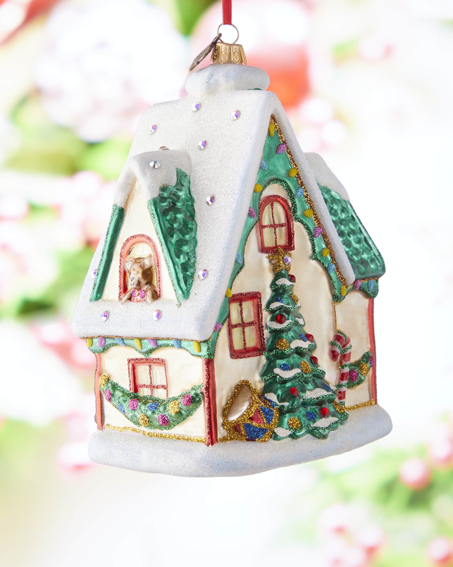 Jay Strongwater Christmas Toy Shop Ornament 