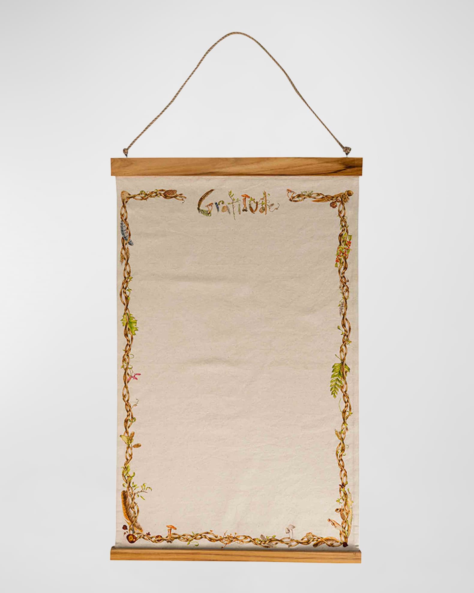 Thankful Hanging Wall Canvas Banner