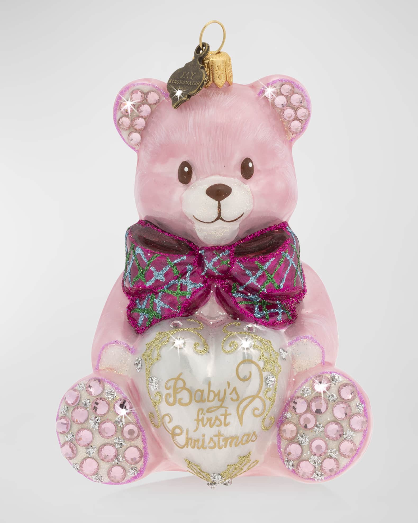 Baby's first christmas teddy outlet