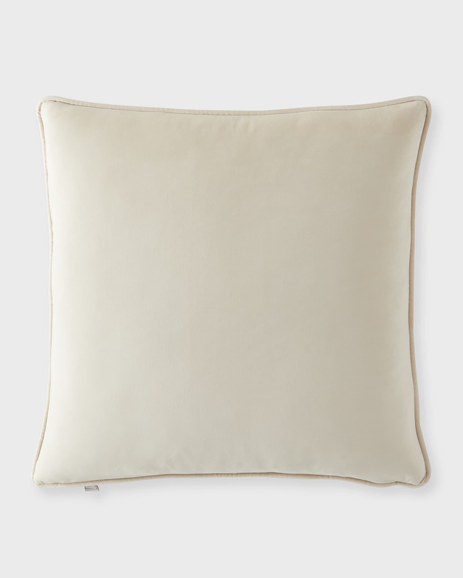 White velvet deals euro sham