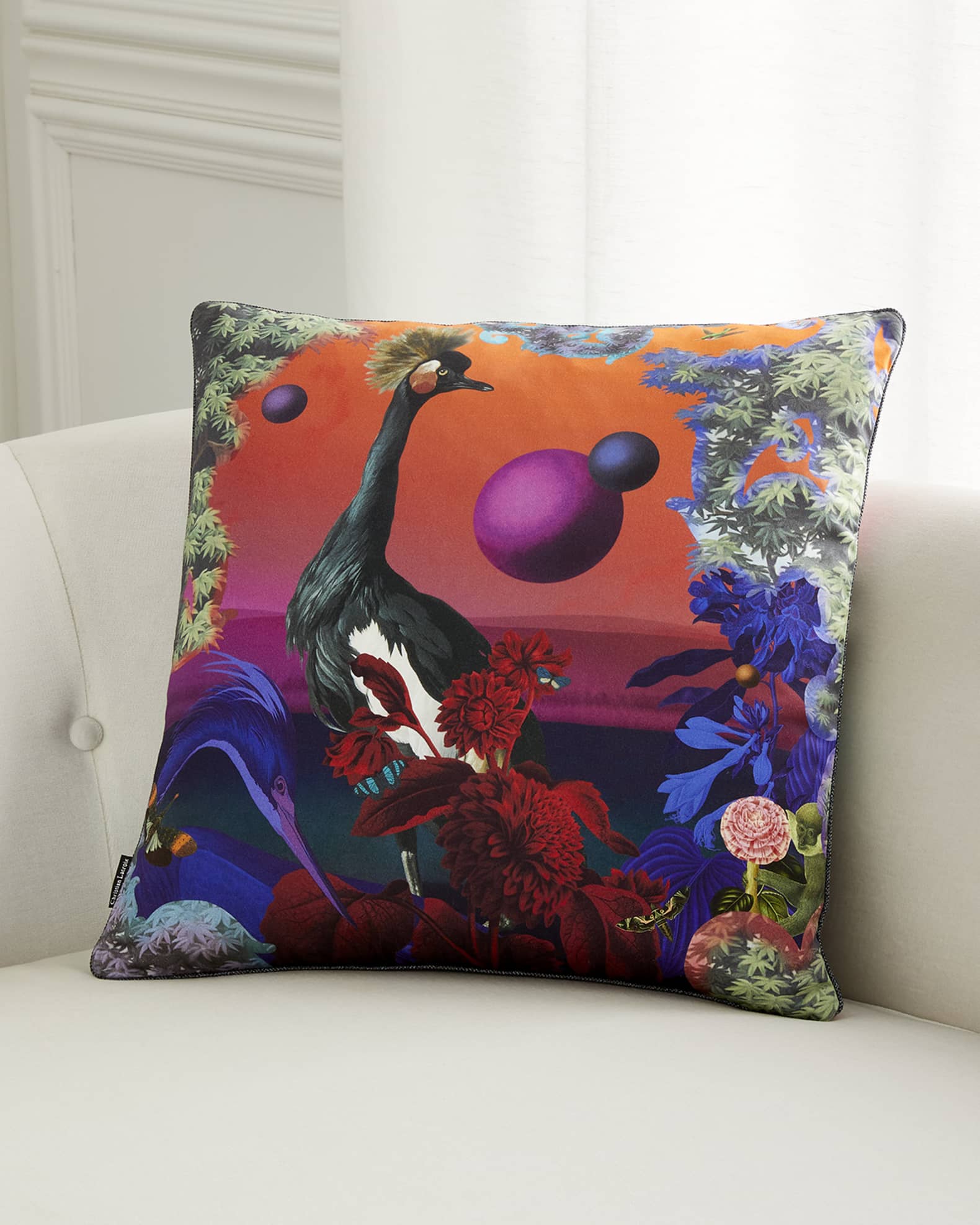 Tangerine cushion covers shop