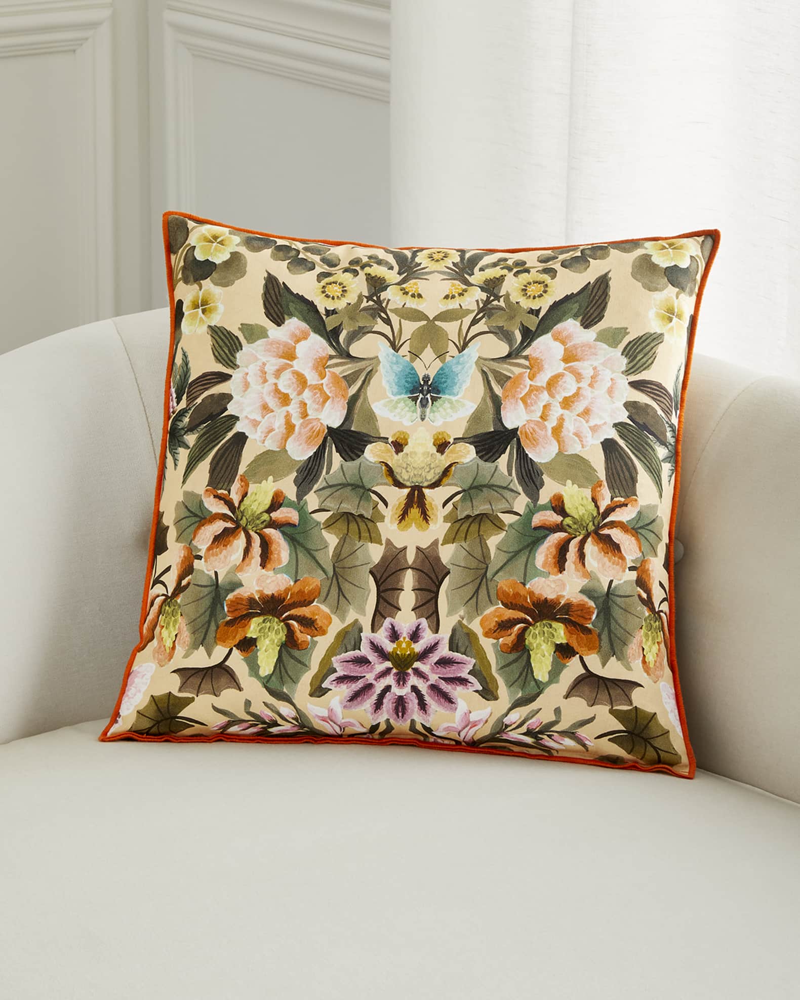 Damask clearance pillow covers