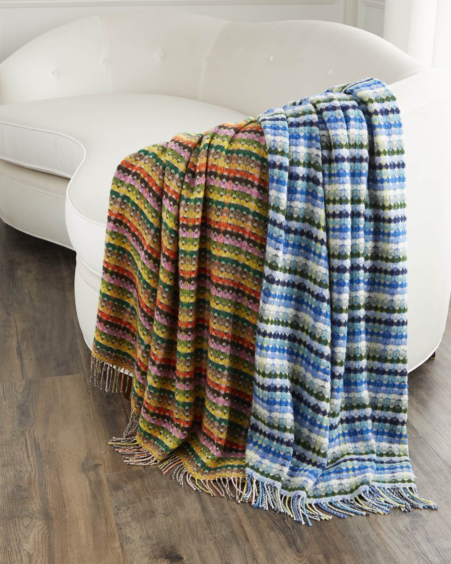 Designers Guild Marano Zinnia Throw Blanket