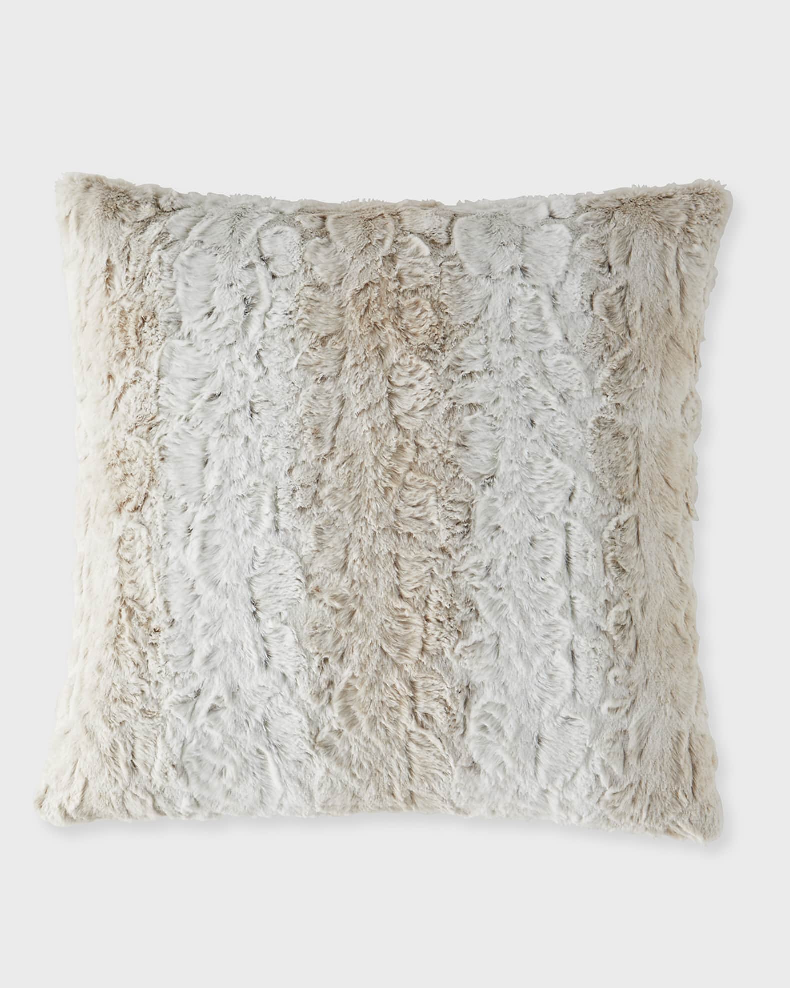 Luxury faux sales fur pillows