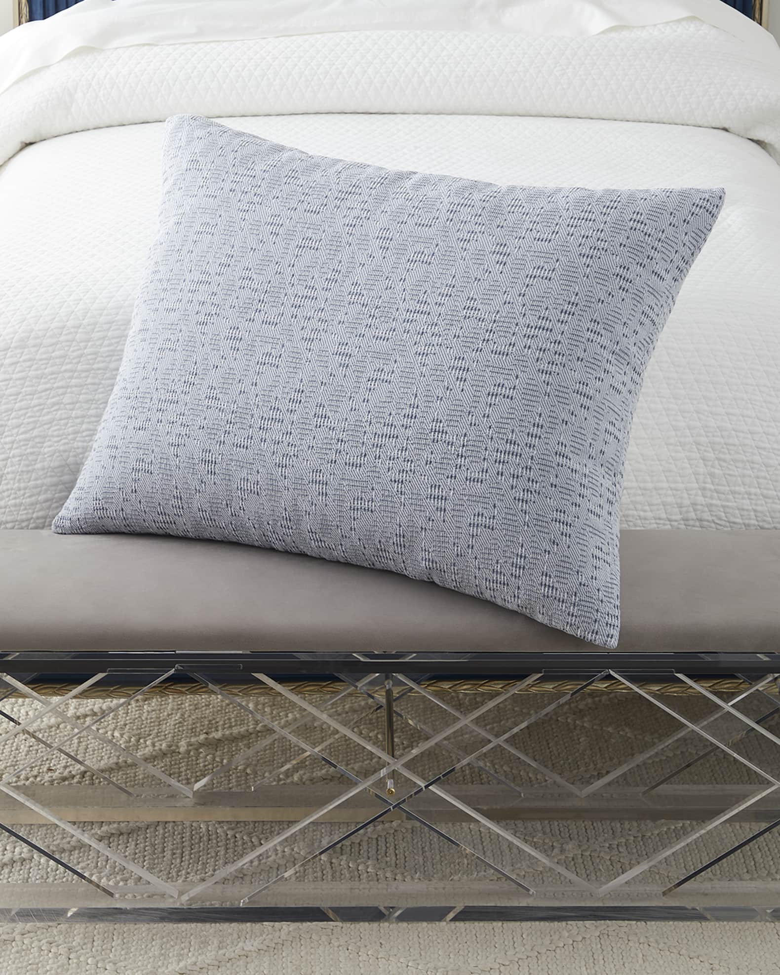 Euro size decorative pillows top