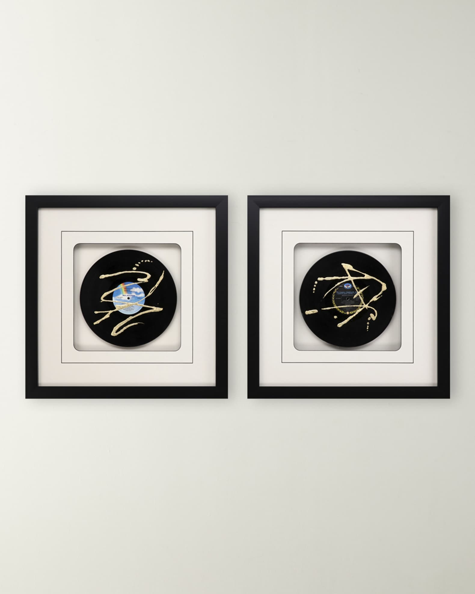 "Records" Wall Art, Set of 2 Horchow