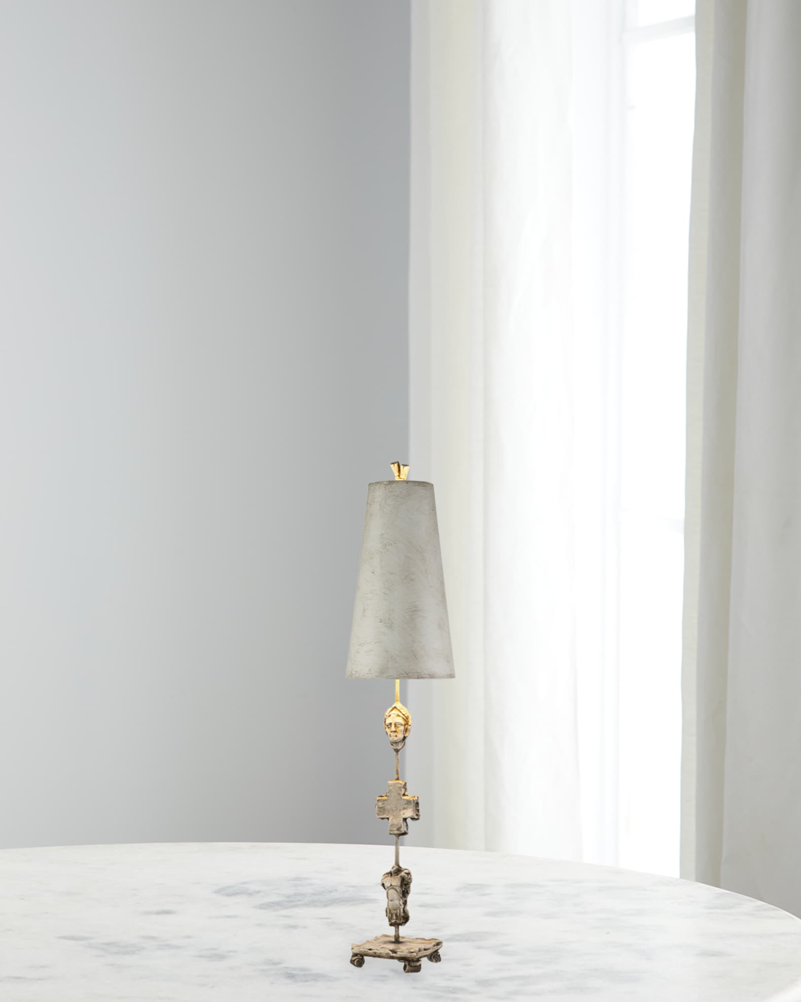 Lucas + McKearn Fragment Table Lamp in Bone Finish 
