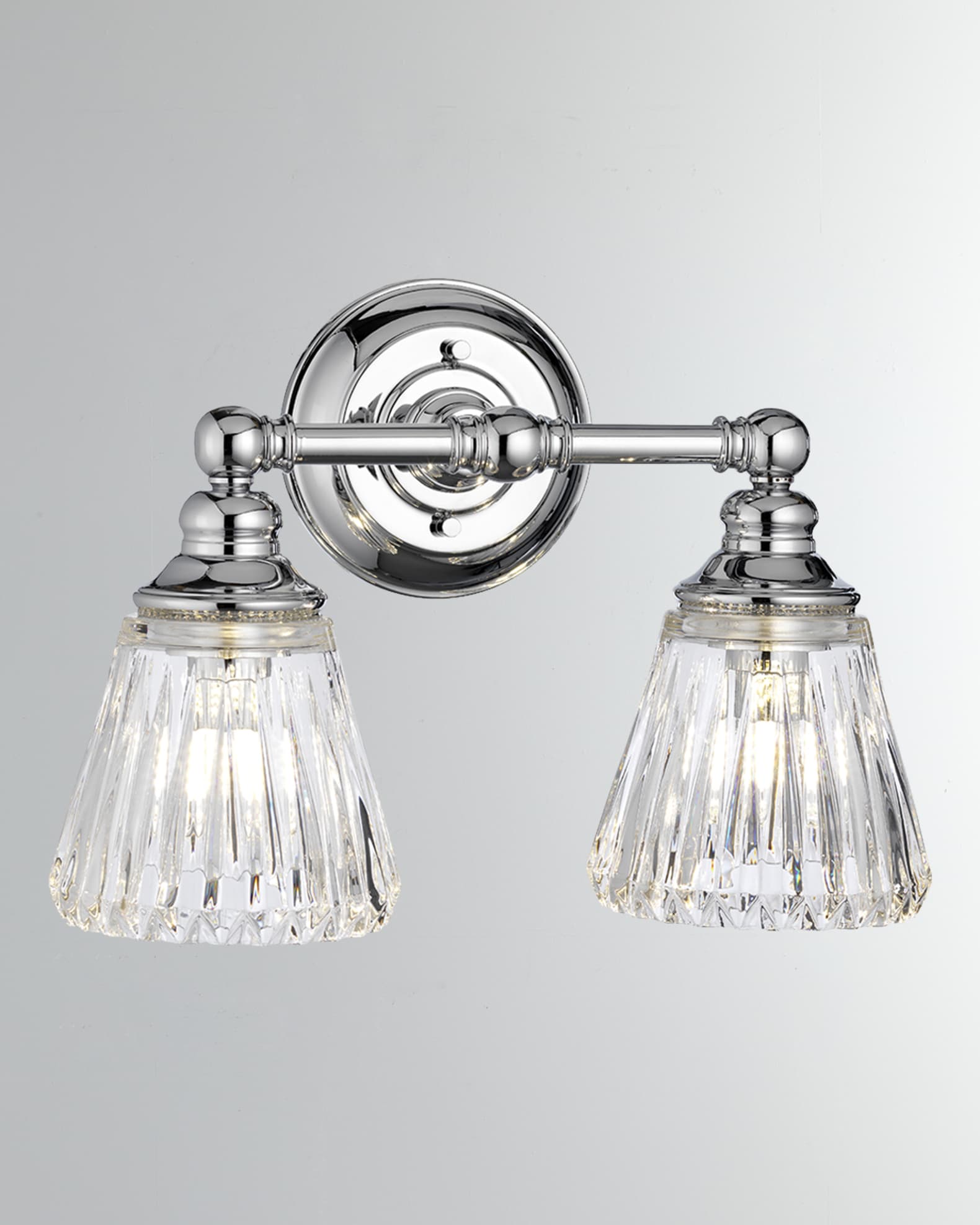 Lucas + McKearn Keynes 2-Light Bath Light - 14"