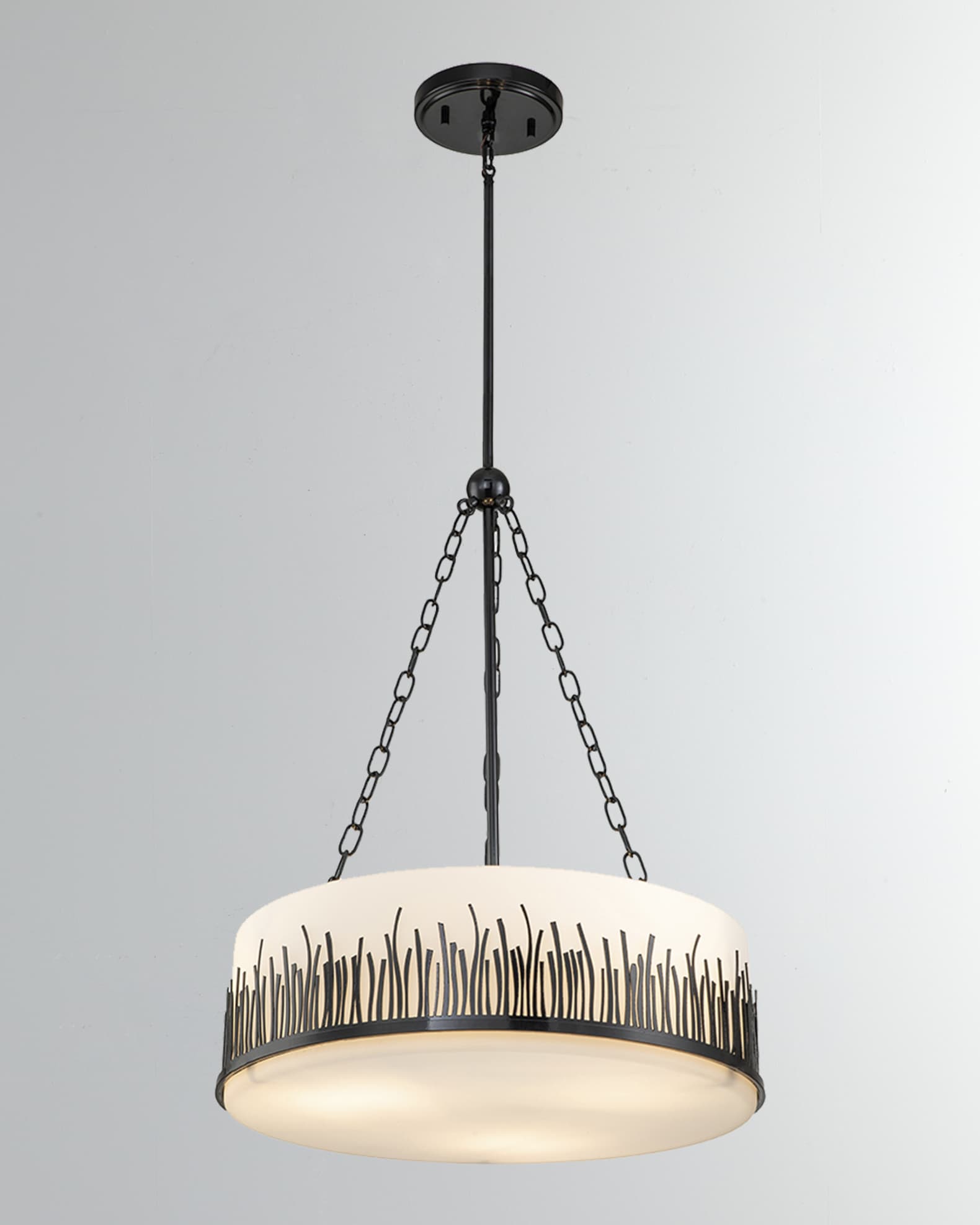 Lucas + McKearn Sawgrass Large Pendant Light, Black