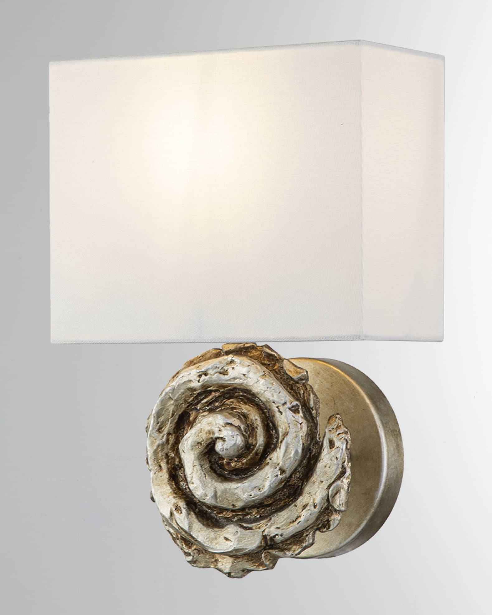 Lucas + McKearn Swirl Large Sconce in Bone 