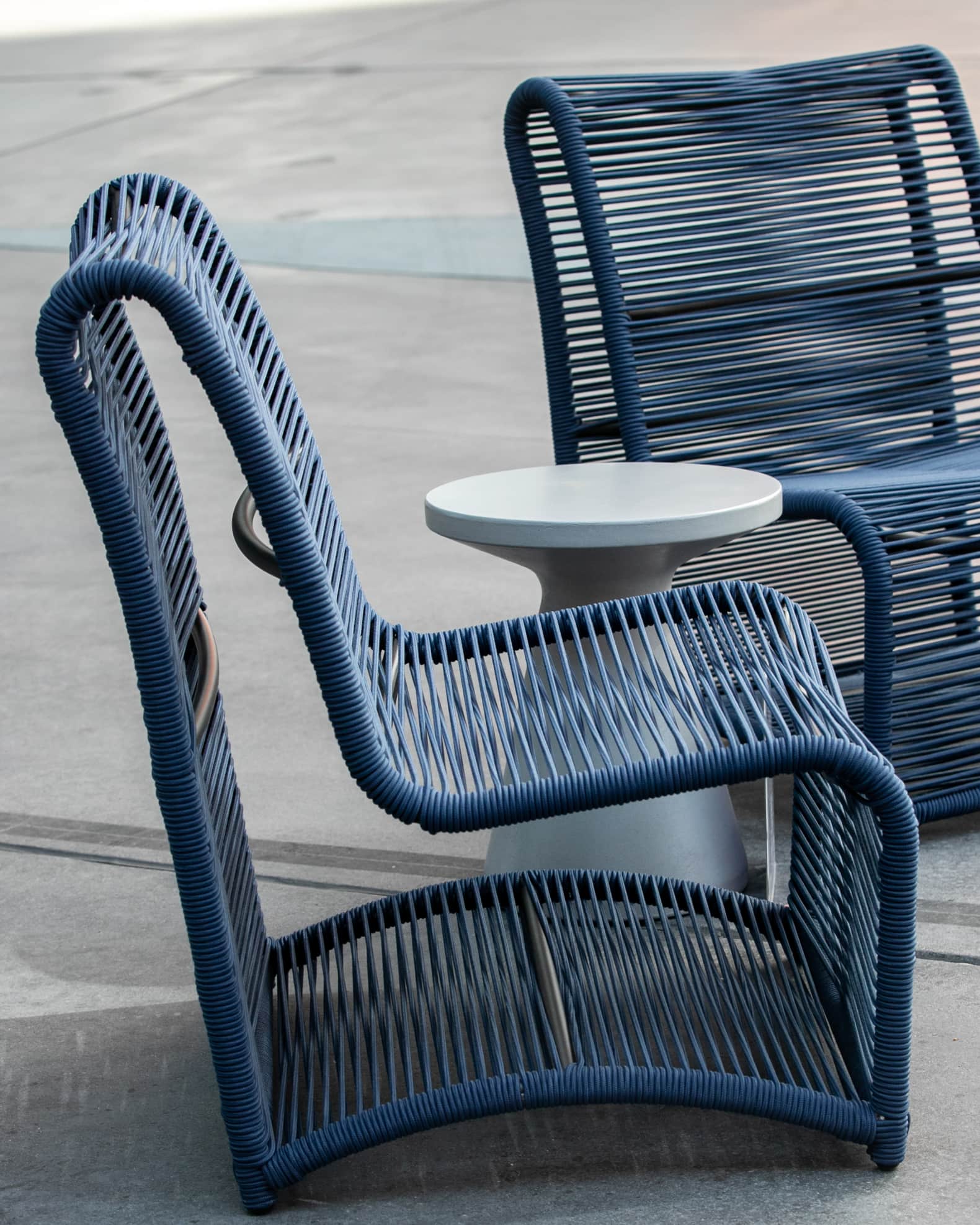 Milano armless 2024 club chair