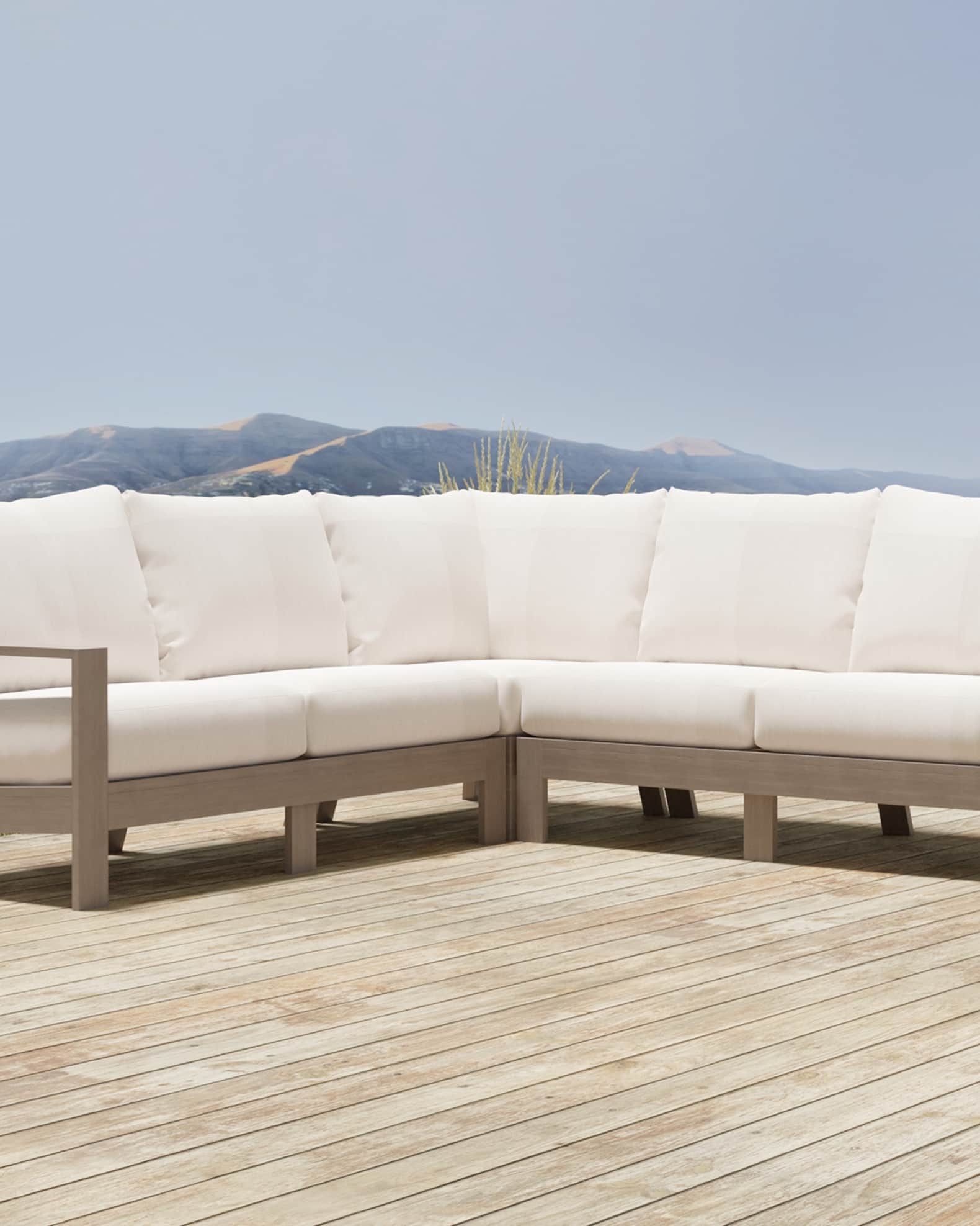 Laguna wicker best sale sectional set