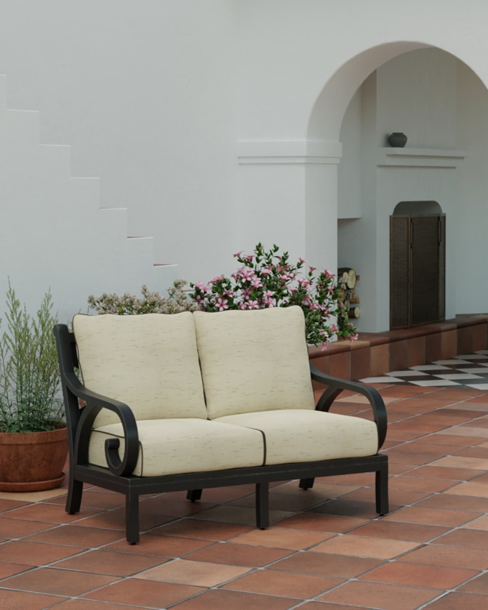 Outdoor settee online