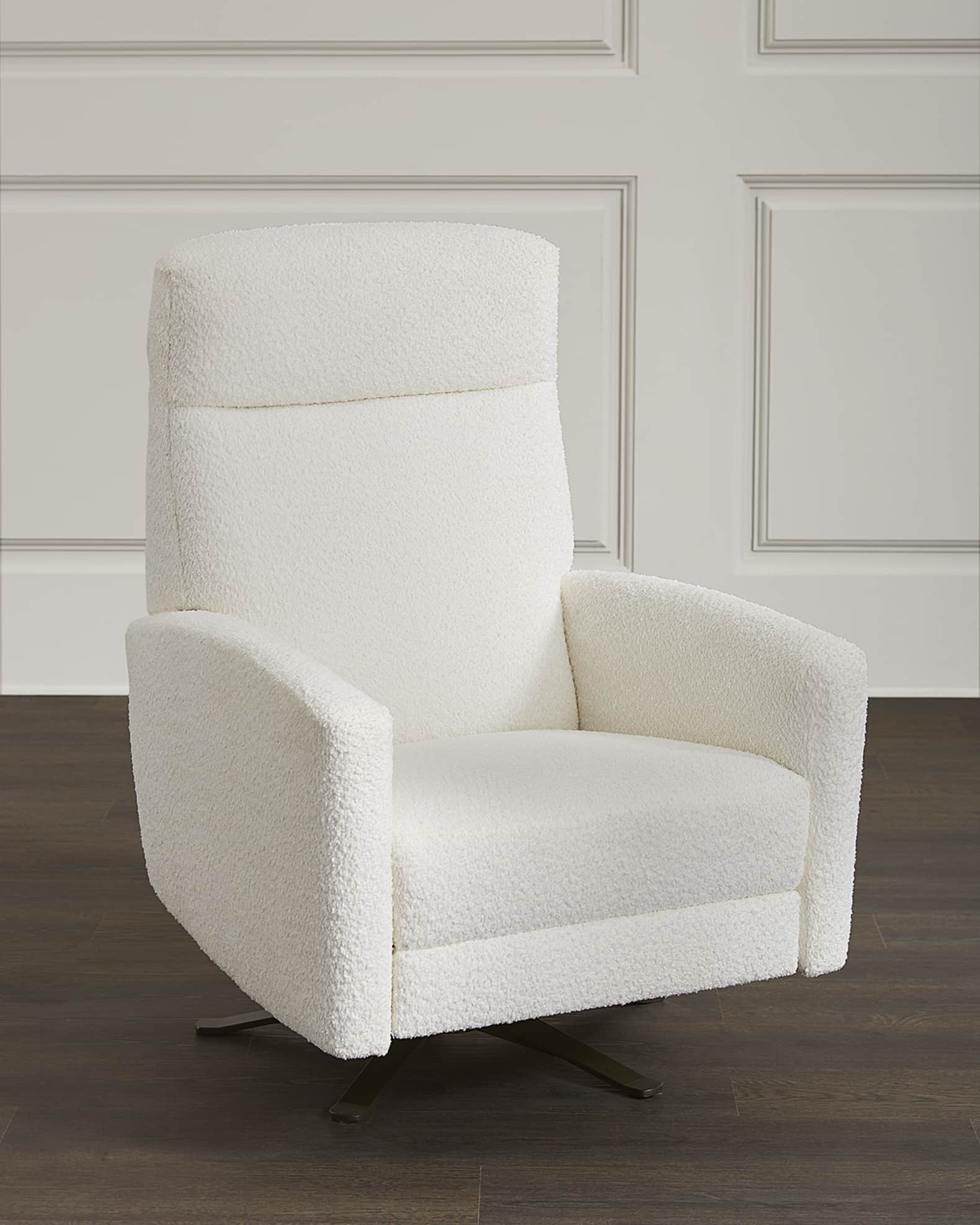 HF Custom Basil Swivel Recliner Chair Horchow