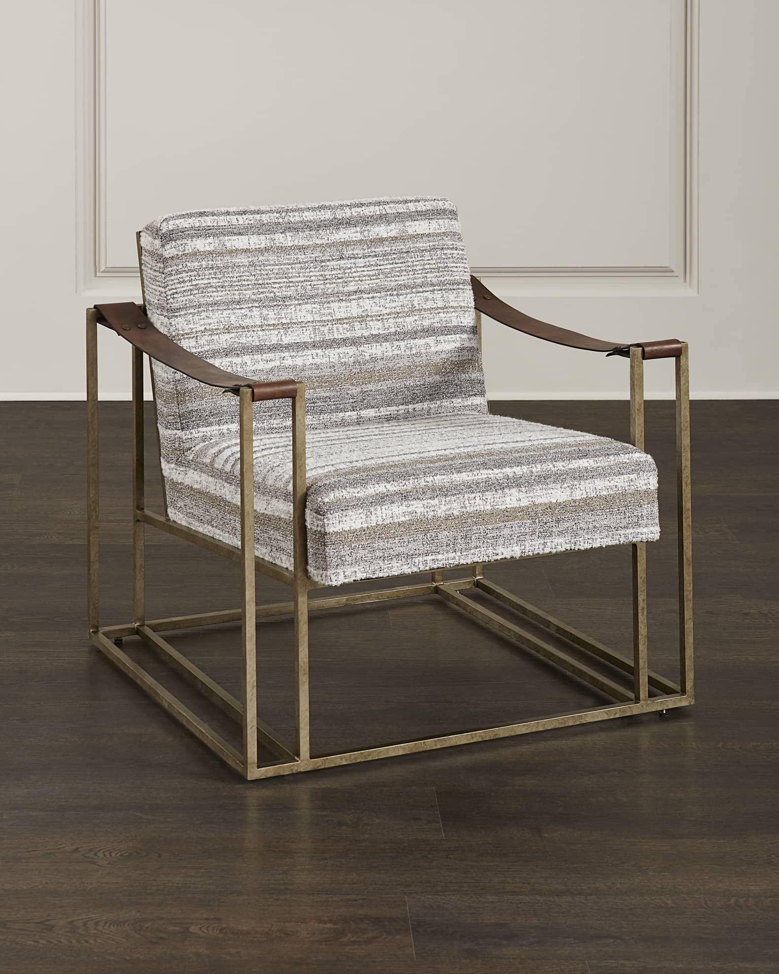 Bernhardt Dekker Metal Frame Chair Horchow