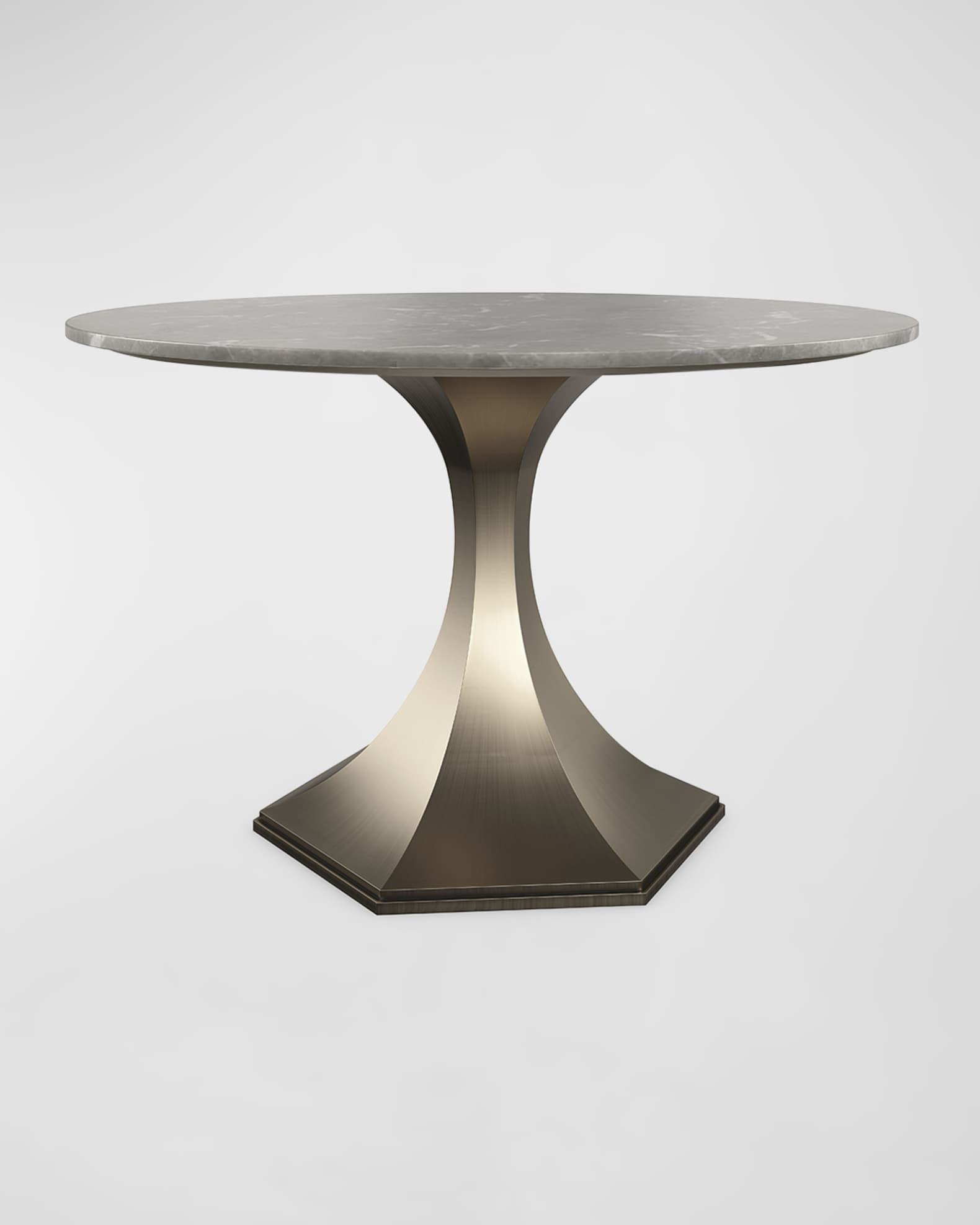 Caracole Top Brass Dining Table - 48