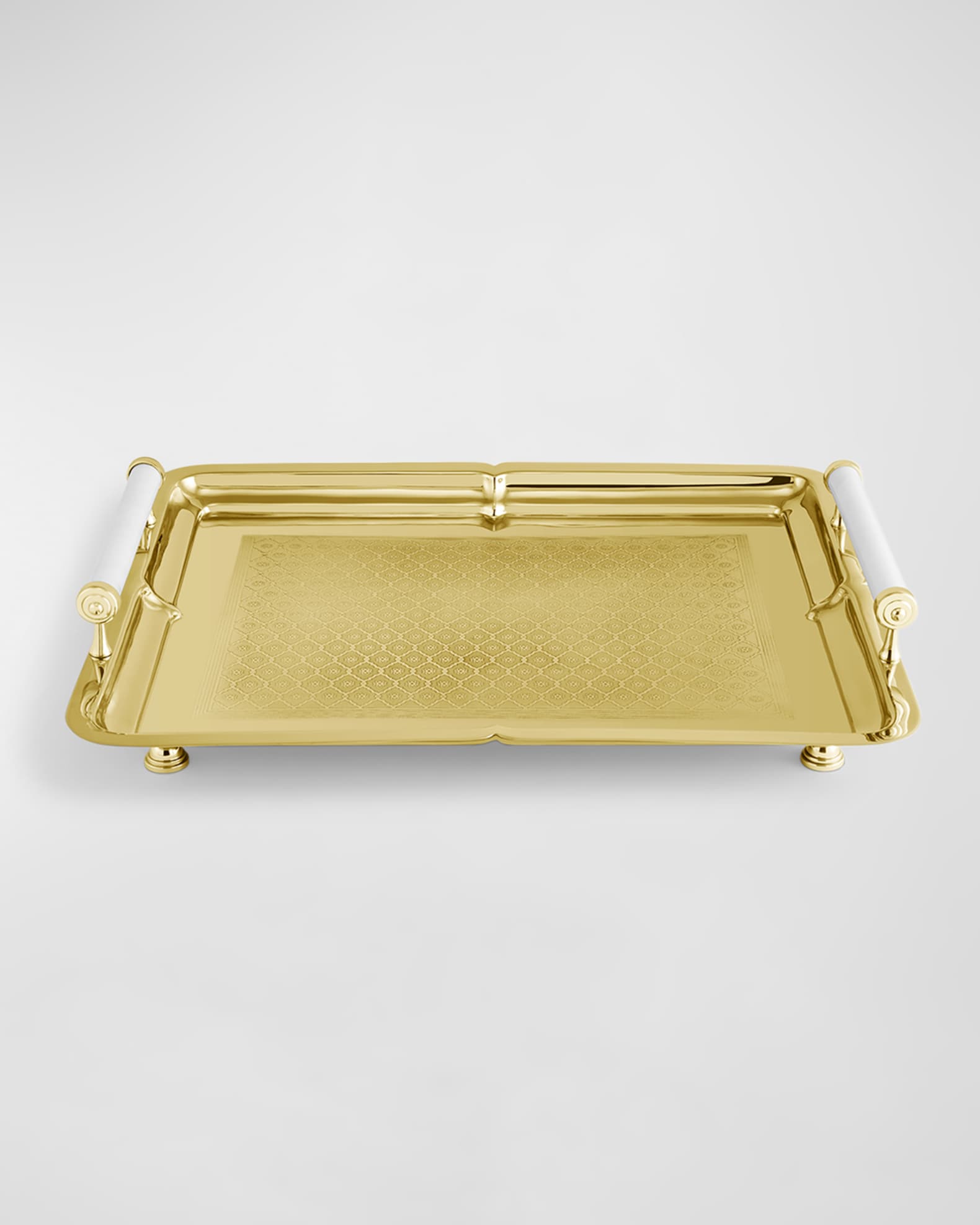 Gold serving platter sale