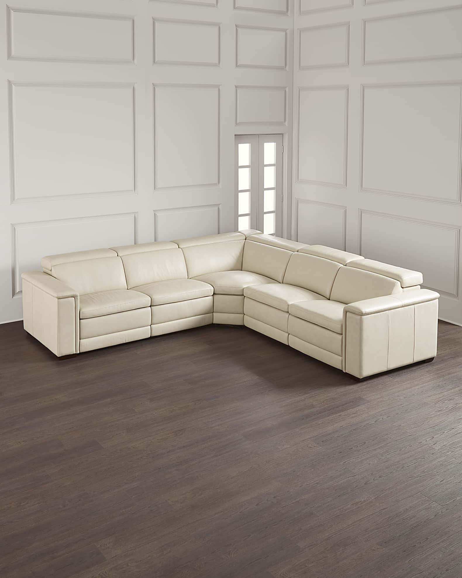Bernhardt leather sofa deals sectional